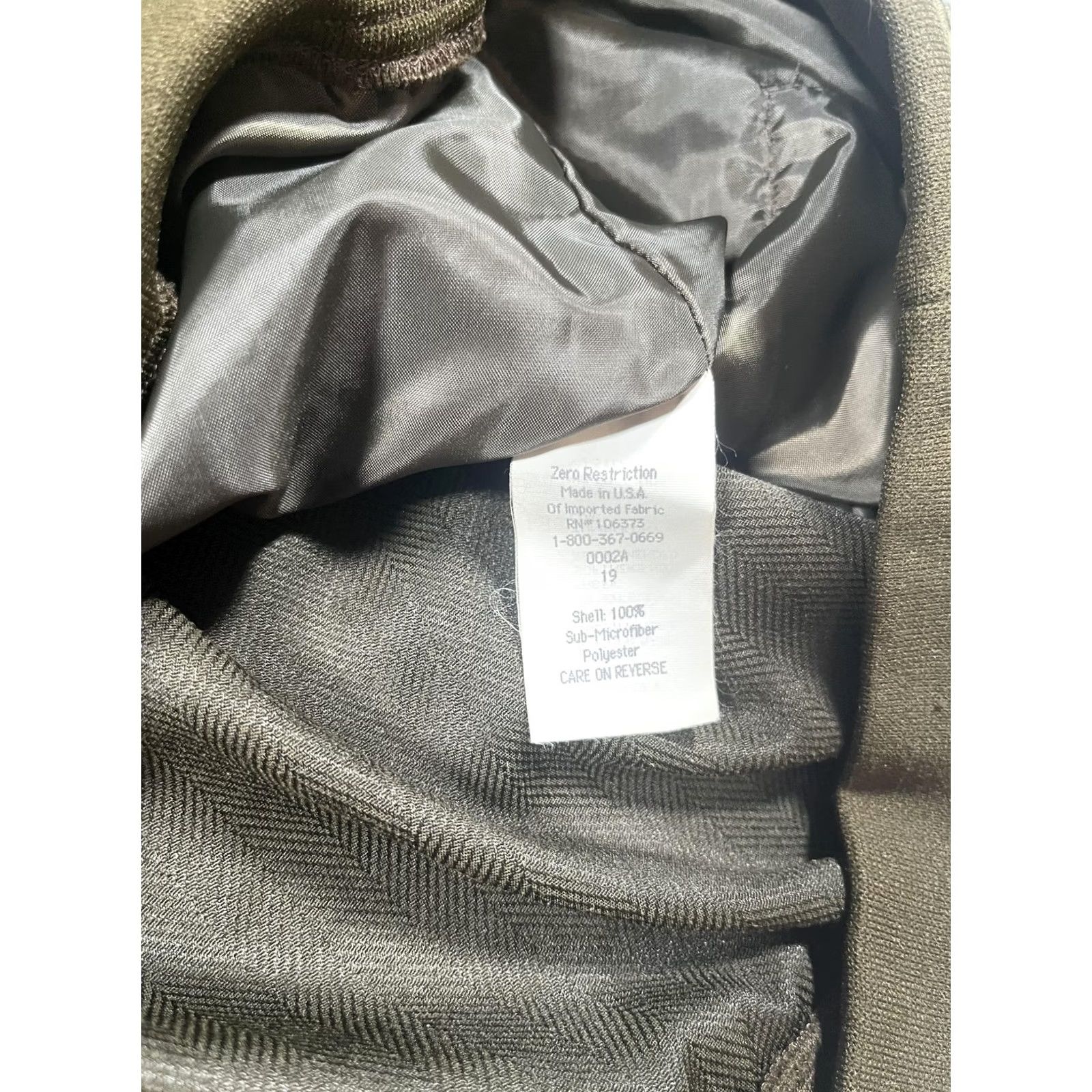Vintage Zero Restriction Pullover Jacket Mens XL Herringbone Golf TPC Scottsdale USA Brown Size US XL / EU 56 / 4 - 4 Thumbnail