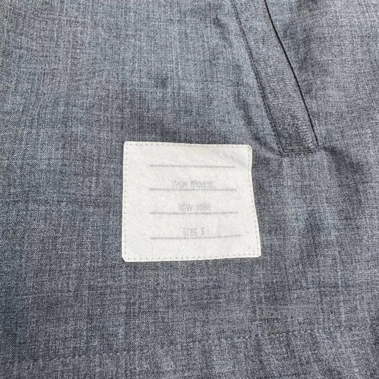 Thom Browne Thom Browne Gray Wool Coat. Size US L / EU 52-54 / 3 - 5 Thumbnail