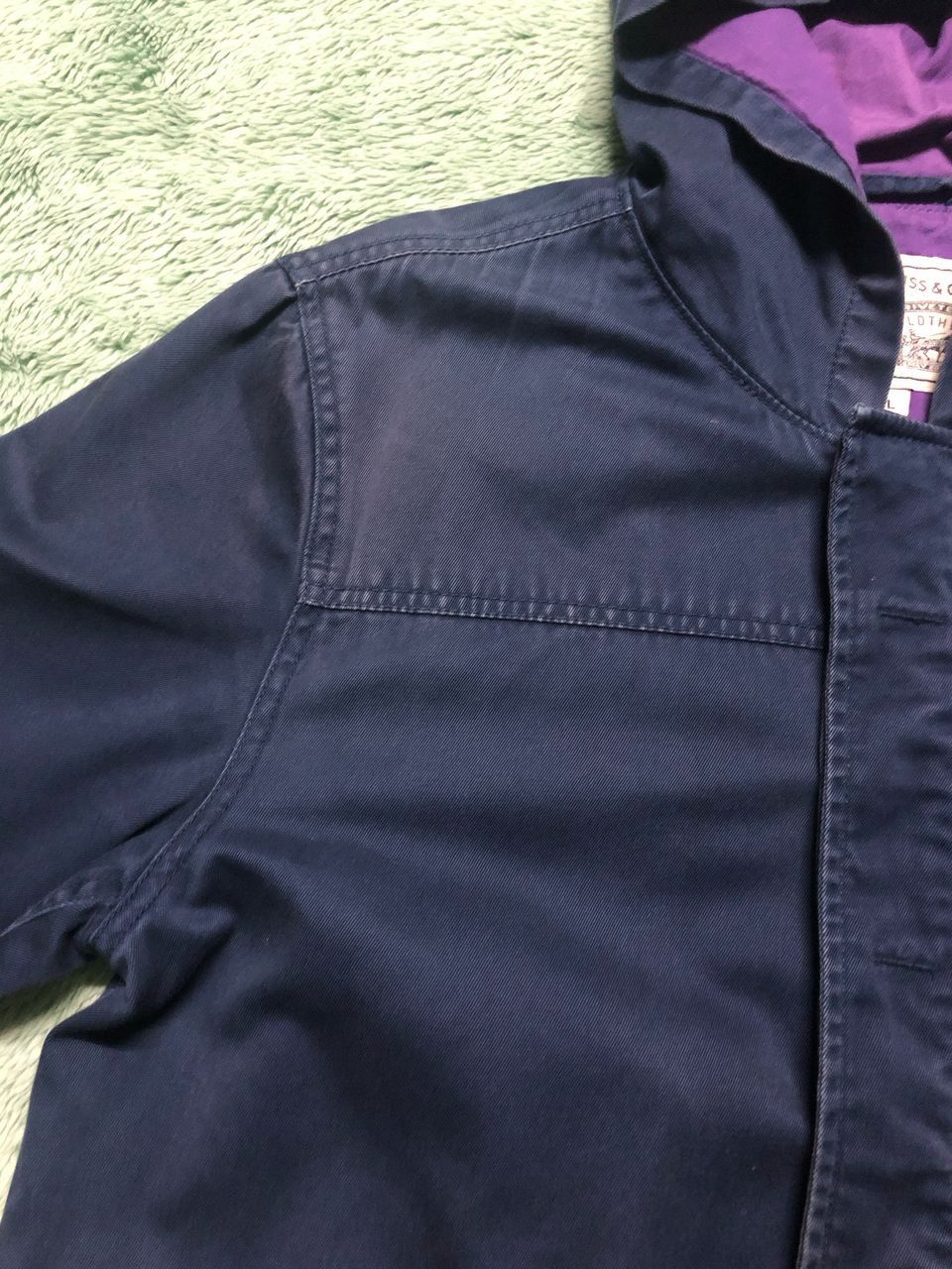 Japanese Brand × Levi's × Levi's Vintage Clothing LEVI'S HEAVY COTTON HOODED JACKET SUNFADED FADED Size US M / EU 48-50 / 2 - 7 Thumbnail