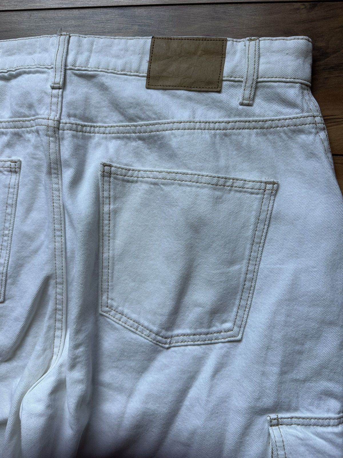 Cotton On Cotton On Cargo Wide Leg Jeans Size 34" / US 12 / IT 48 - 8 Thumbnail