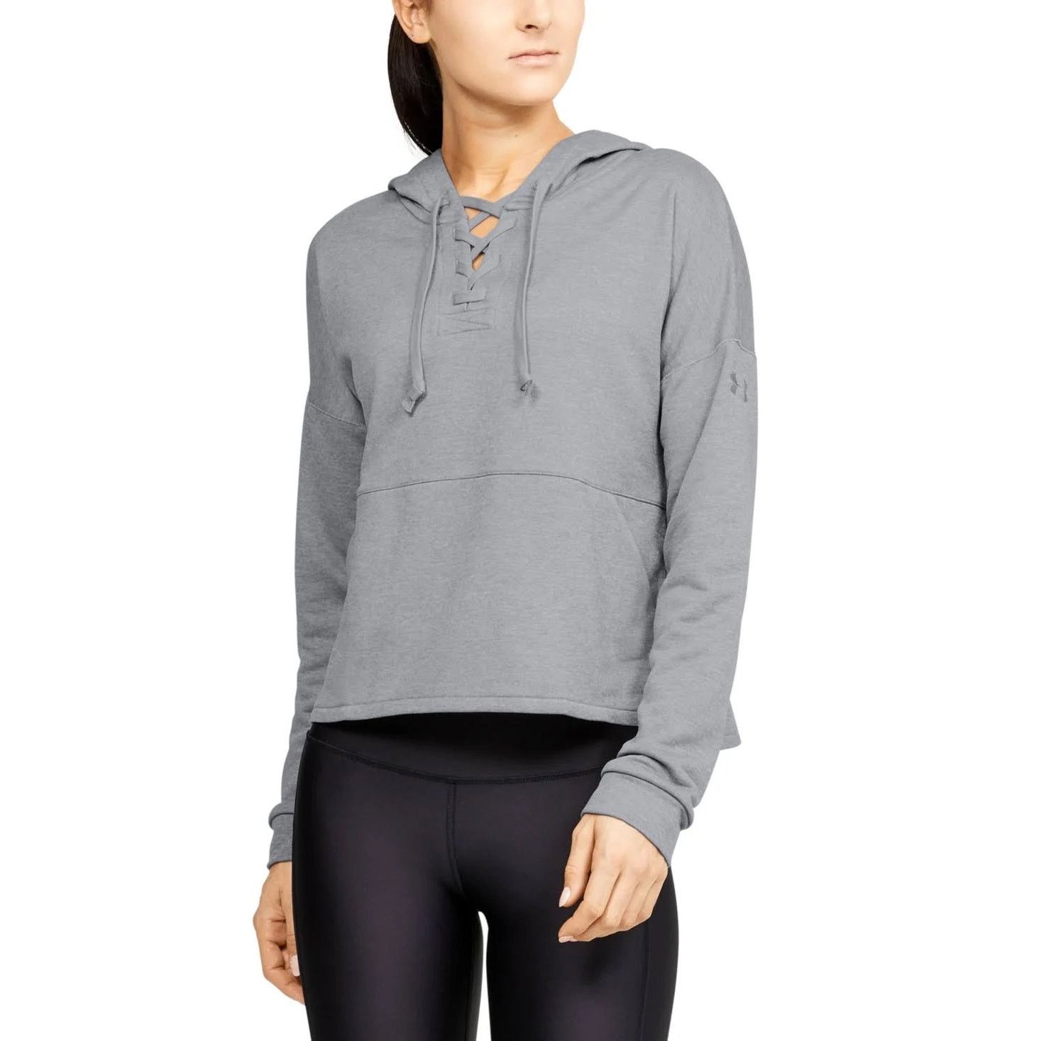 Under Armour Under Armour Cross Town French Terry Pullover Hoodie Gray SM Size S / US 4 / IT 40 - 1 Thumbnail