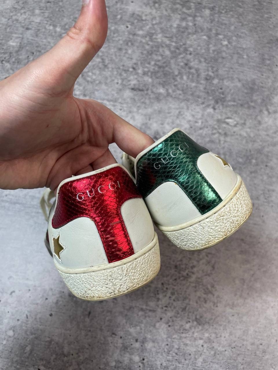 Gucci Gucci Ace Stars Low Top Sneakers Shoes Y2K Size US 7 / IT 37 - 7 Thumbnail