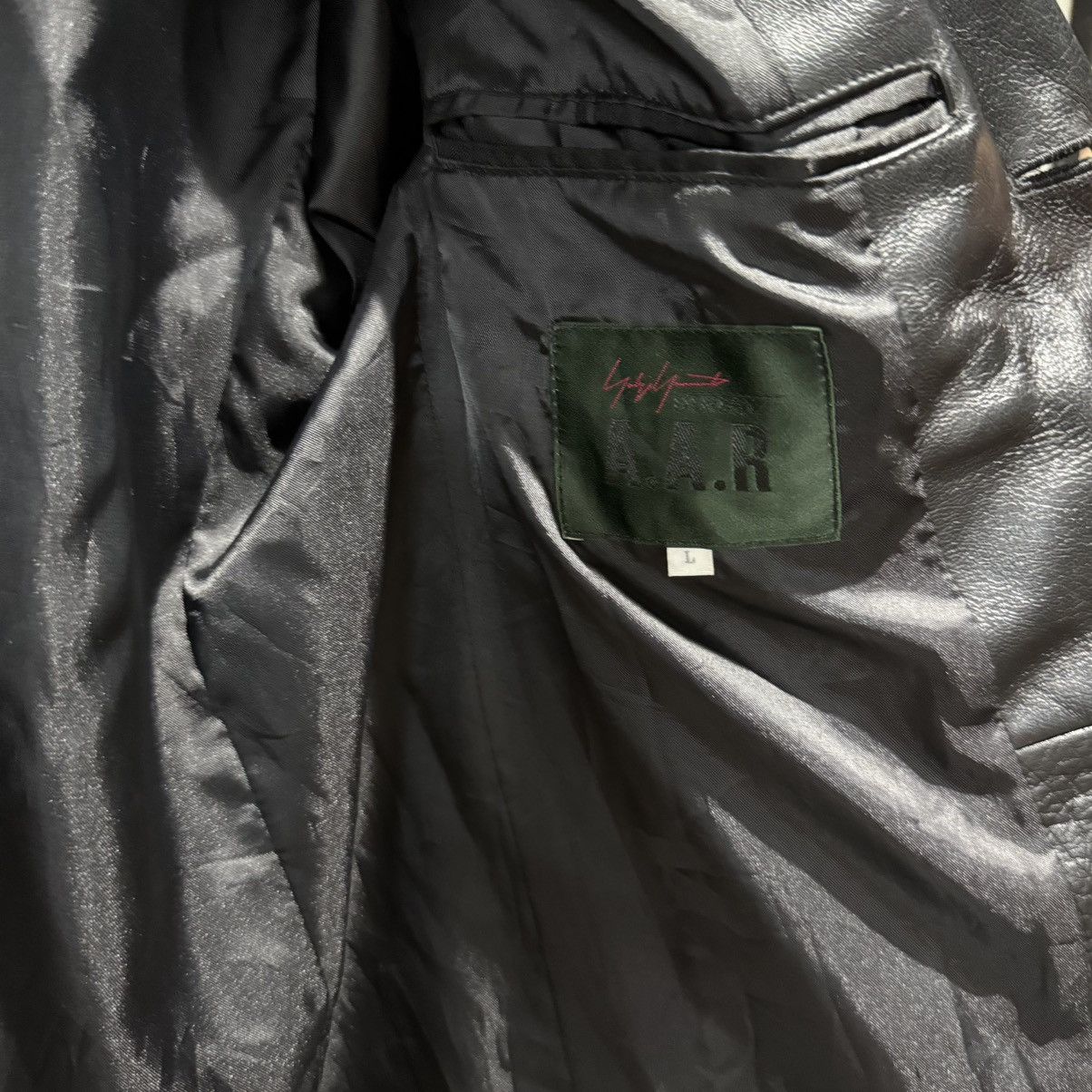 Yohji Yamamoto Vintage Yohji Yamamoto Leather Jacket Size US L / EU 52-54 / 3 - 6 Thumbnail