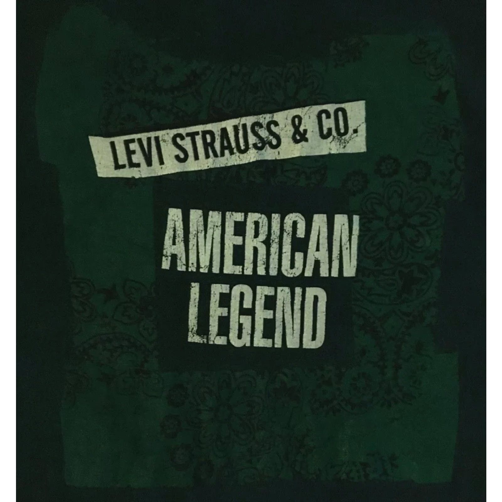 Vintage VINTAGE Levi’s Shirt Mens S Green 90s 501 Biker Grunge USA Denim Single Stitch Crew Neck Short Sleeve Size US S / EU 44-46 / 1 - 2 Thumbnail