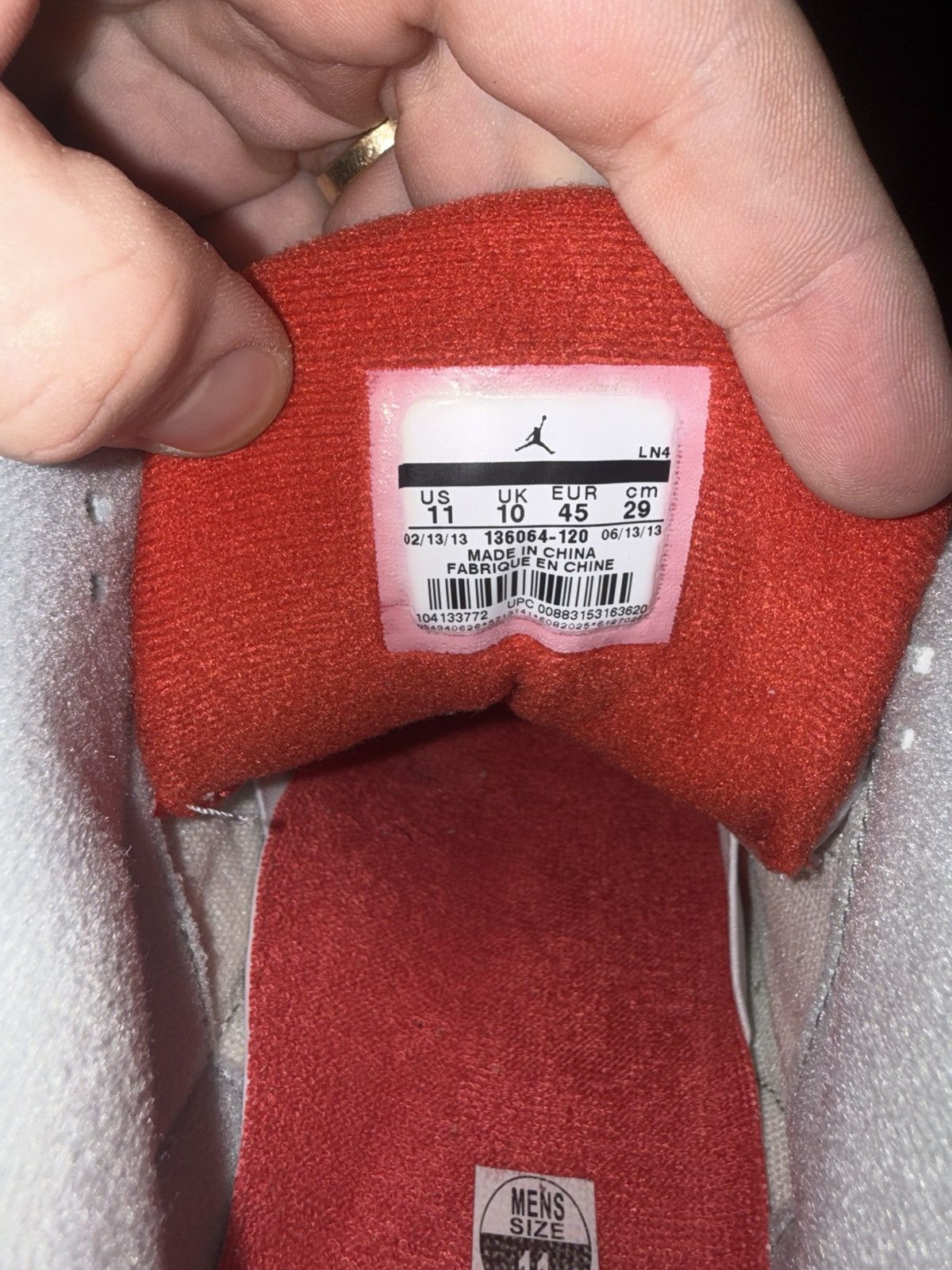 Jordan Brand Jordan retro 3 fire red (2013) sz 11 Size US 11 / EU 44 - 7 Thumbnail