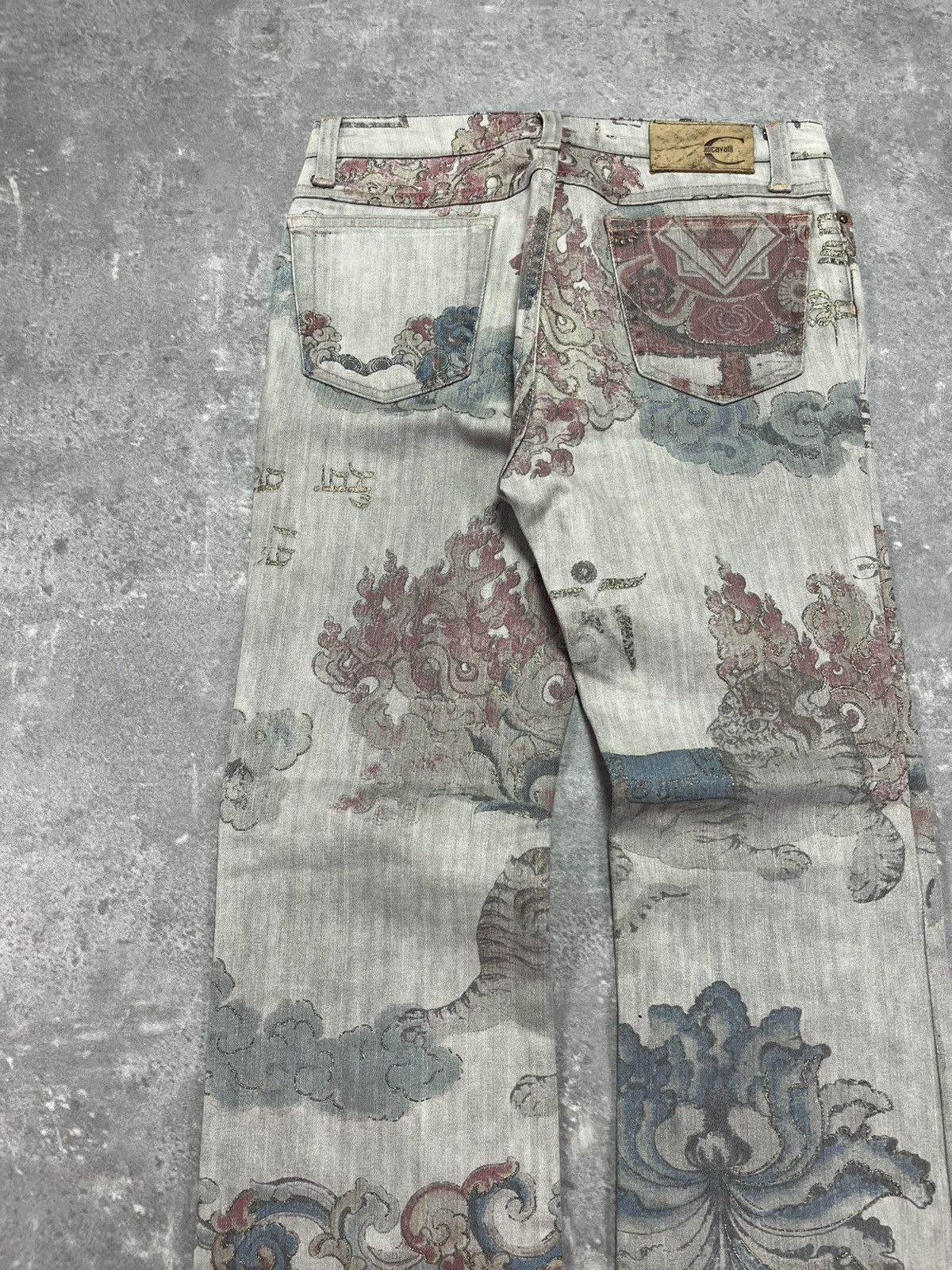 Just Cavalli SS05 Just Cavalli Asian World Fantasy Jeans 28 Size US 28 / EU 44 - 12 Thumbnail