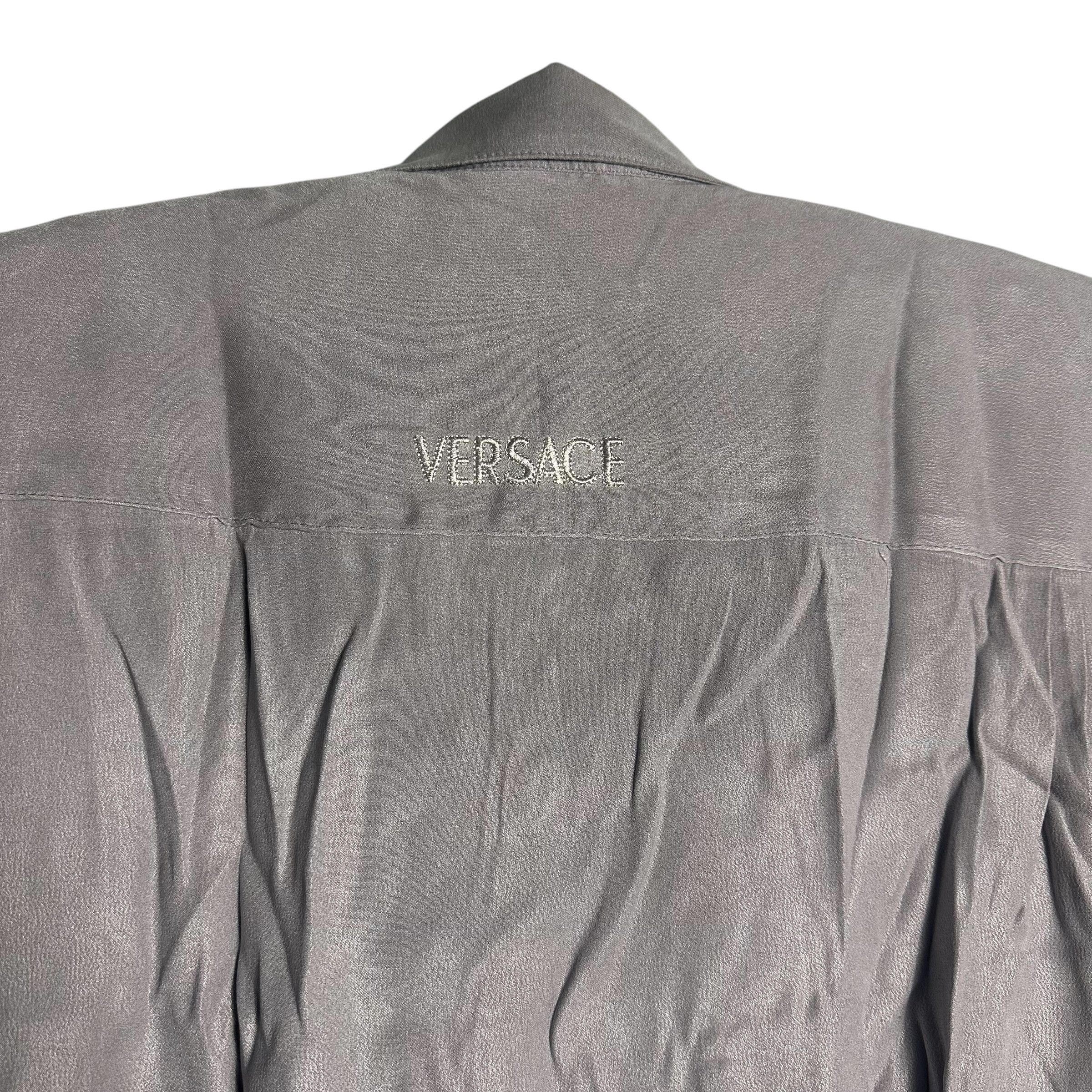 Versace Jeans Couture 🔥RARE🔥Vintage Versace Jeans Couture Silk Button Up Shirt Size US M / EU 48-50 / 2 - 5 Thumbnail