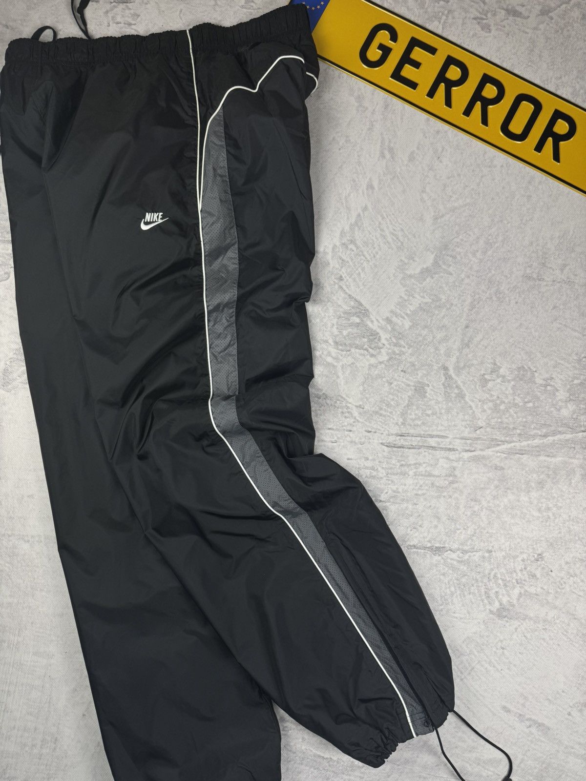 Nike × Vintage NIKE VINTAGE BASIC LOGO OVERSIZE BAGGY PANTS Size US 34 / EU 50 - 3 Thumbnail