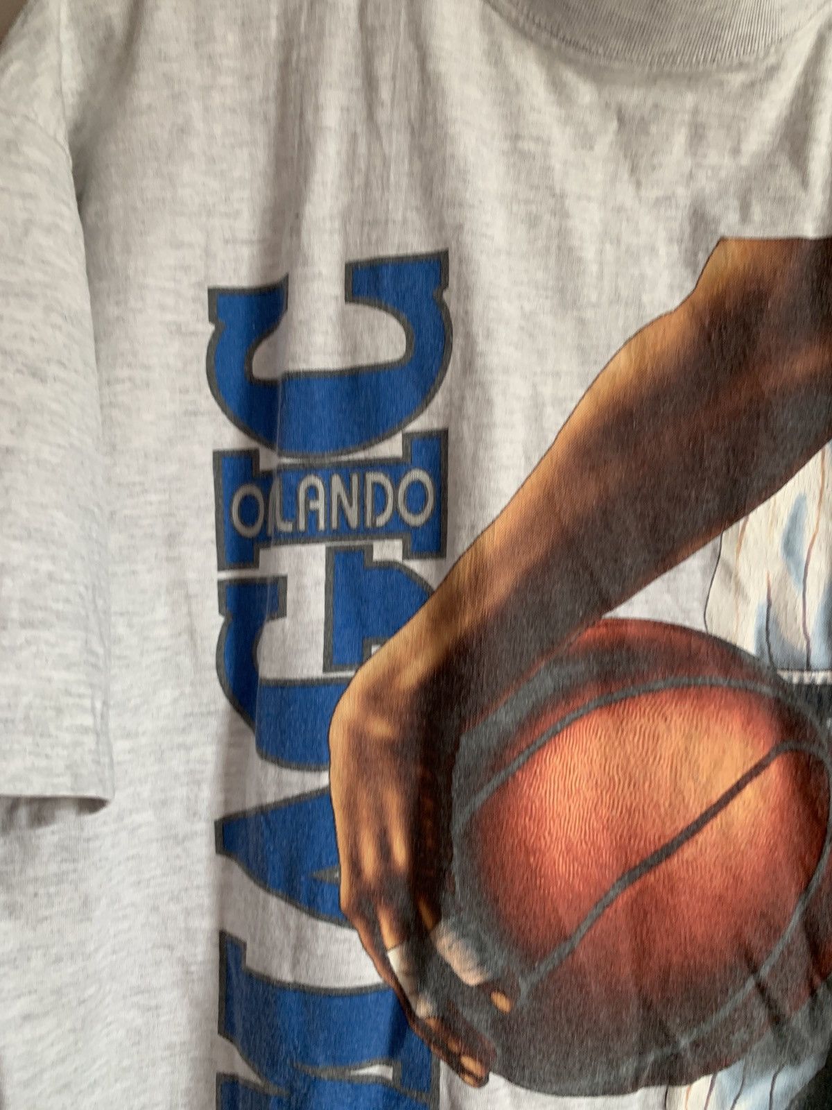 NBA Orlando Magic Vintage NBA Basketball T Shirt Nutmeg Retro Size US L / EU 52-54 / 3 - 5 Thumbnail
