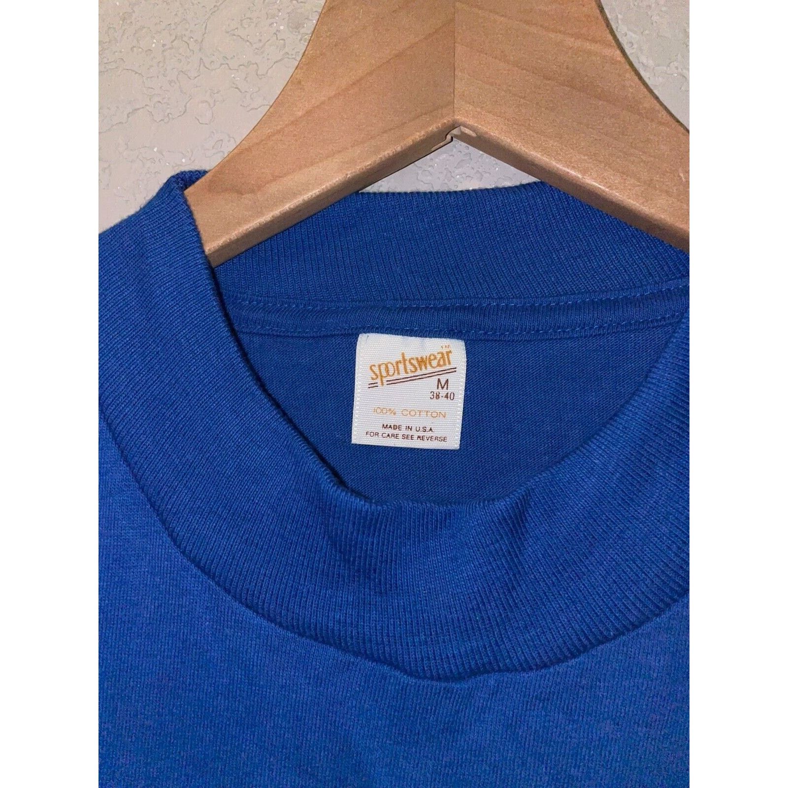 Other Vintage San Francisco Shirt Bridge Boat City Blue Tee 80s M Size US M / EU 48-50 / 2 - 8 Thumbnail