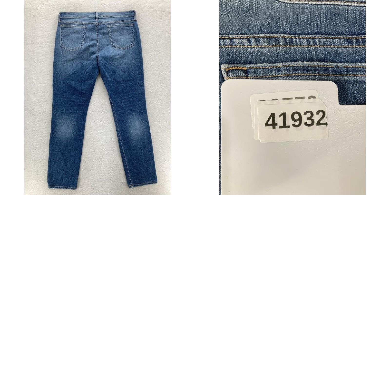 Frame FRAME Jeans Mens 38x32 Blue Denim L'Homme Skinny Surfside Wash Stretch Preppy Jeans Size US 38 / EU 54 - 9 Thumbnail