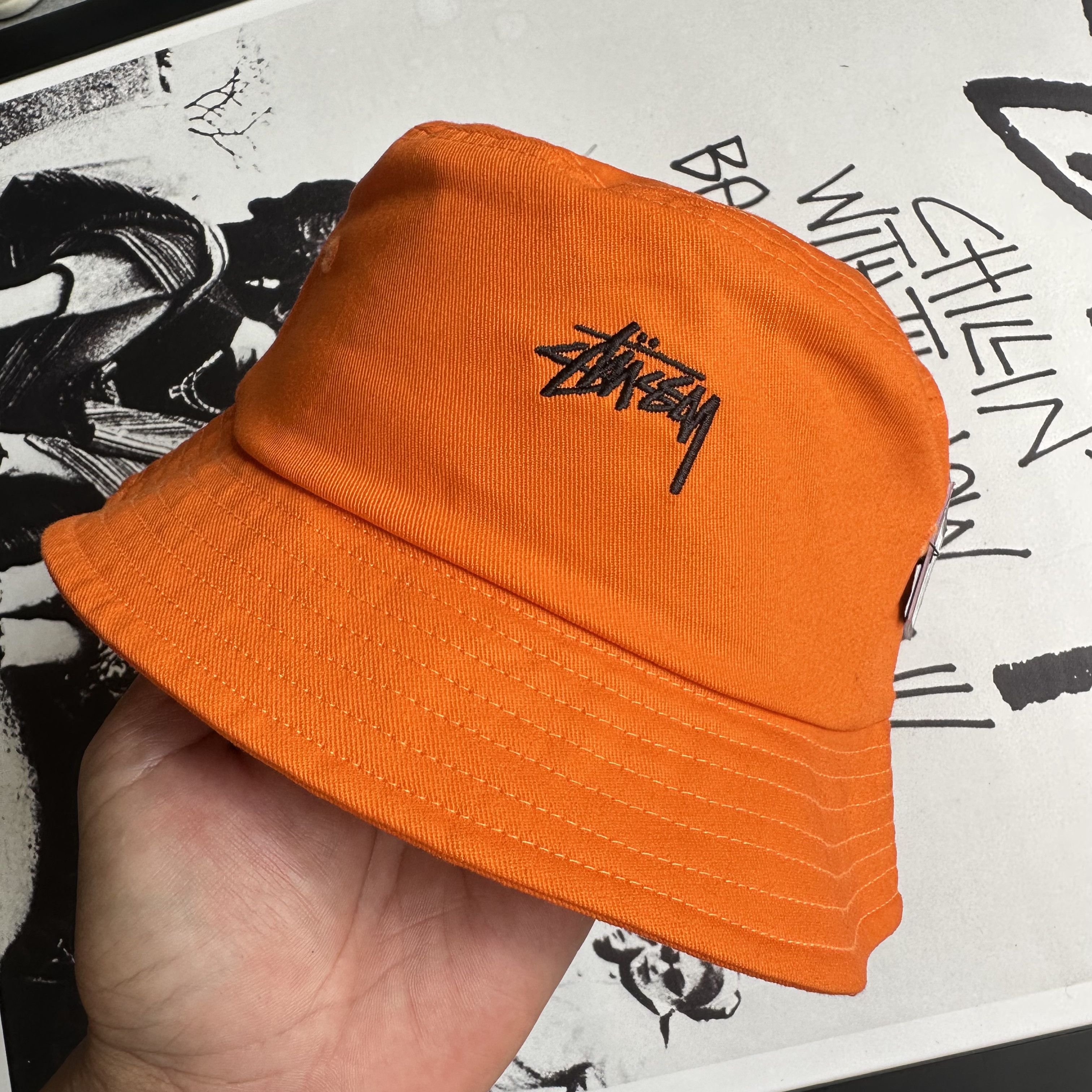 Stussy STUSSY STOCK BUCKET HAT ORANGE L/XL Size ONE SIZE - 1 Thumbnail