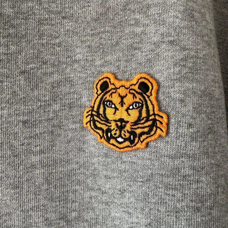 Kenzo KENZO Men's Gray Cotton Hoodie Size L . Size US L / EU 52-54 / 3 - 3 Thumbnail