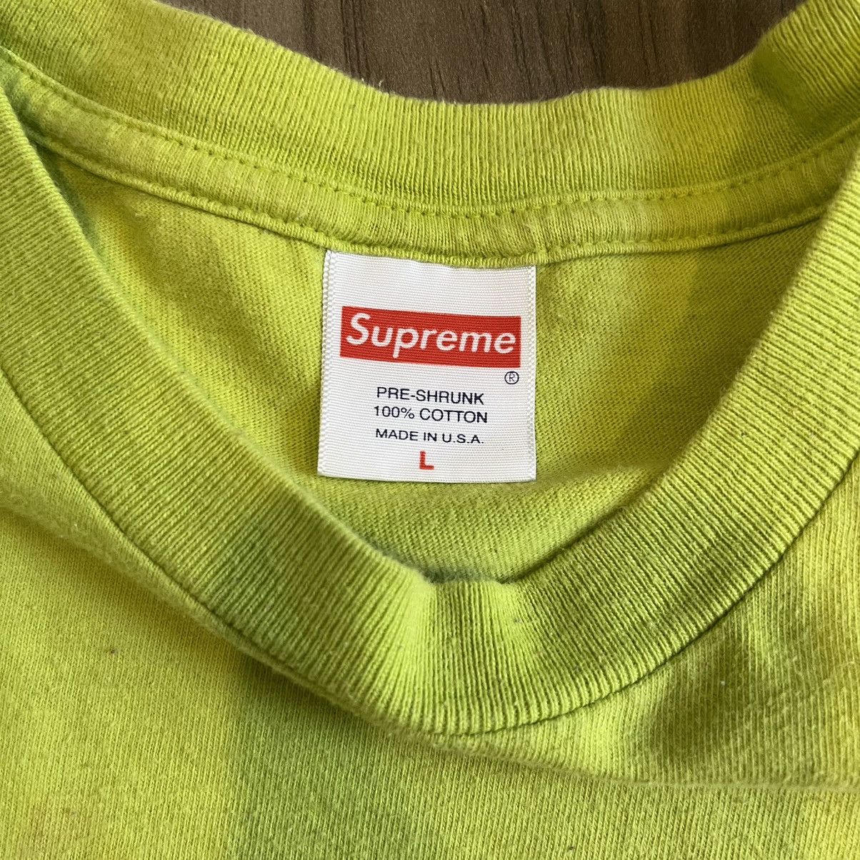 Supreme Long sleeve Supreme Bloom Lime Green Tee Size US L / EU 52-54 / 3 - 3 Thumbnail