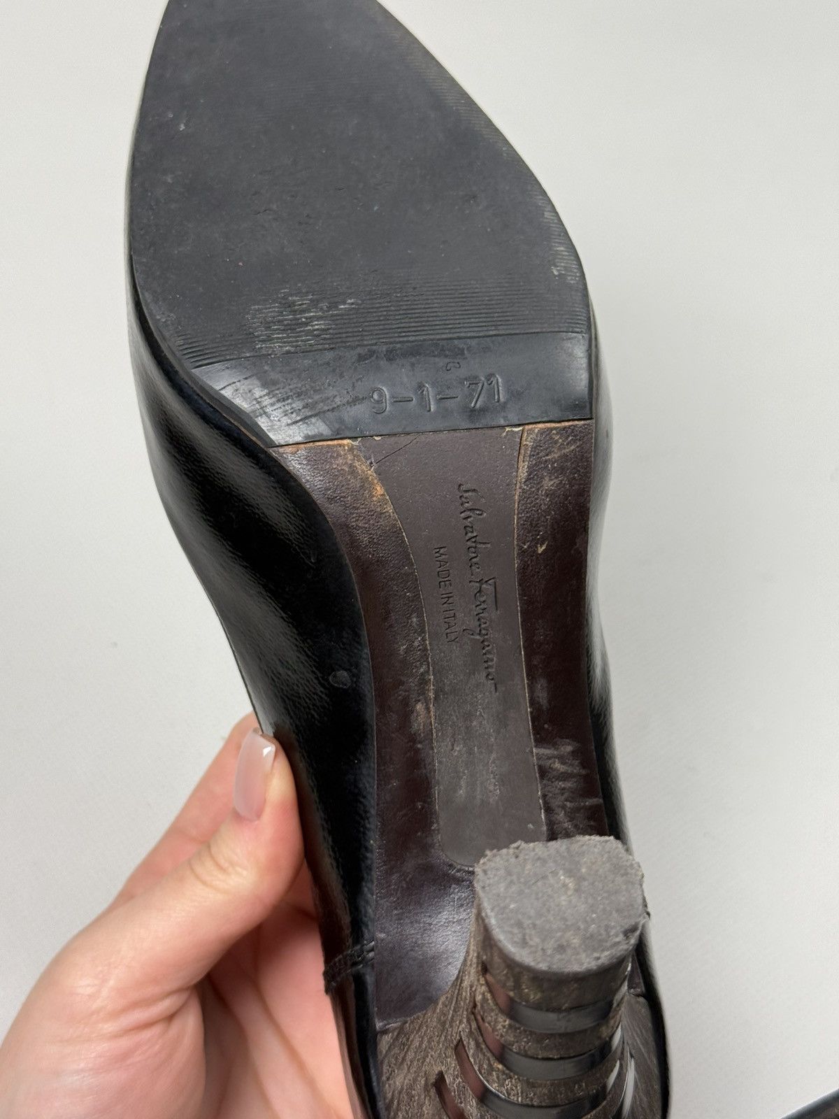 Salvatore Ferragamo Salvatore Ferragamo Ladies Leather Heels Size US 10 / EU 40 Size US 10 / IT 40 - 22 Thumbnail