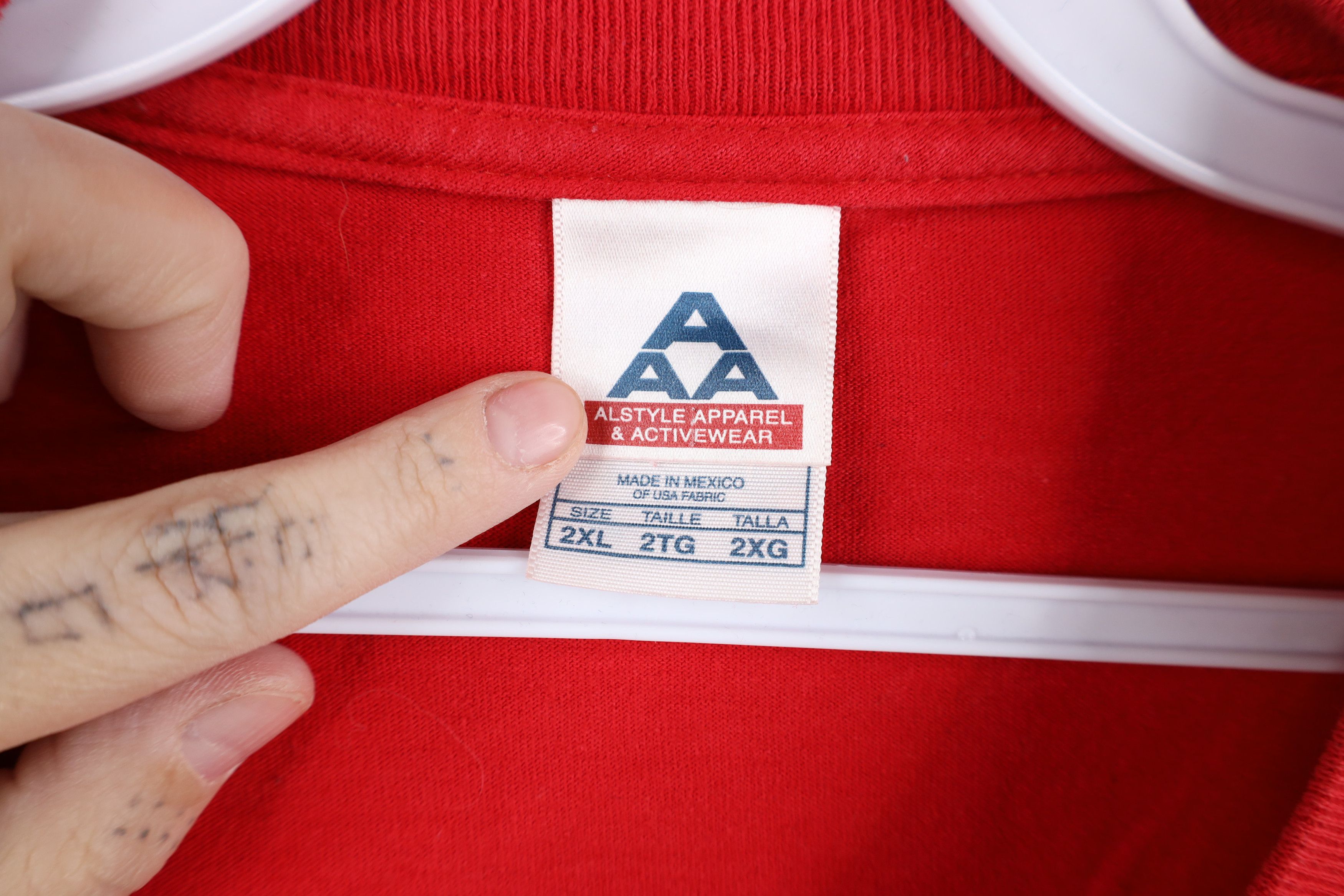 Vintage Vintage 90s Spell Ohio State University Long Sleeve T-Shirt Size US XXL / EU 58 / 5 - 6 Thumbnail