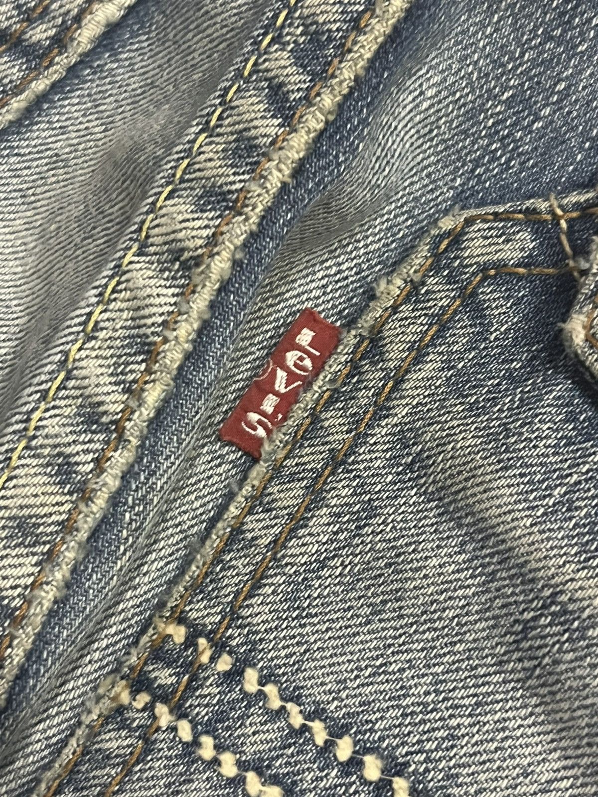 Levi's ⚡️Loose Fit⚡️Vintage Levi’s 502 Blue Faded Washed Smokey Jeans Size US 34 / EU 50 - 9 Thumbnail