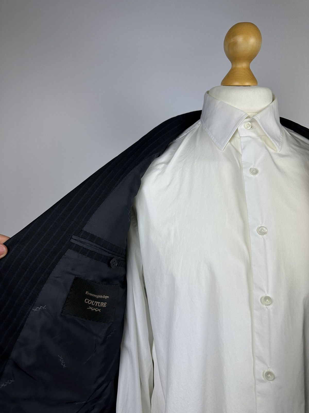 Ermenegildo Zegna Ermenegildo Zegna Couture 100% Wool Blazer Size 46R - 5 Thumbnail