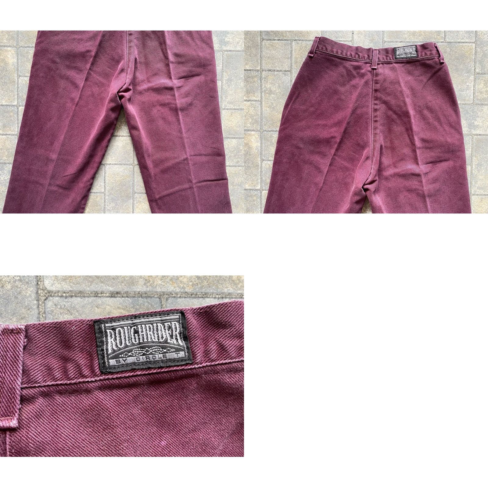 Vintage VINTAGE Roughrider Pants Purple 5/6 Womens Made In USA Size 27" / US 4 / IT 40 - 10 Thumbnail