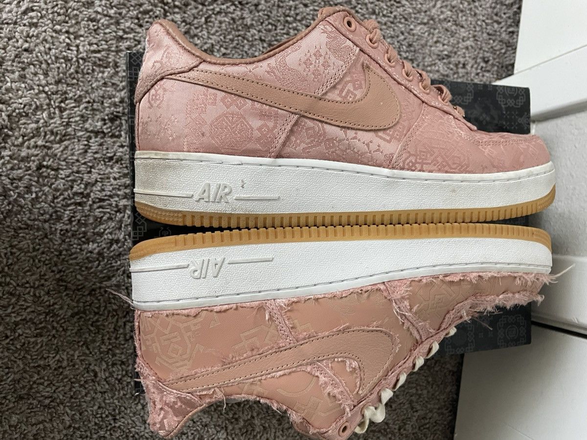 CLOT × Nike Nike x Clot Air Force One “Rose Gold Silk” size 10 Size US 10 / EU 43 - 3 Thumbnail
