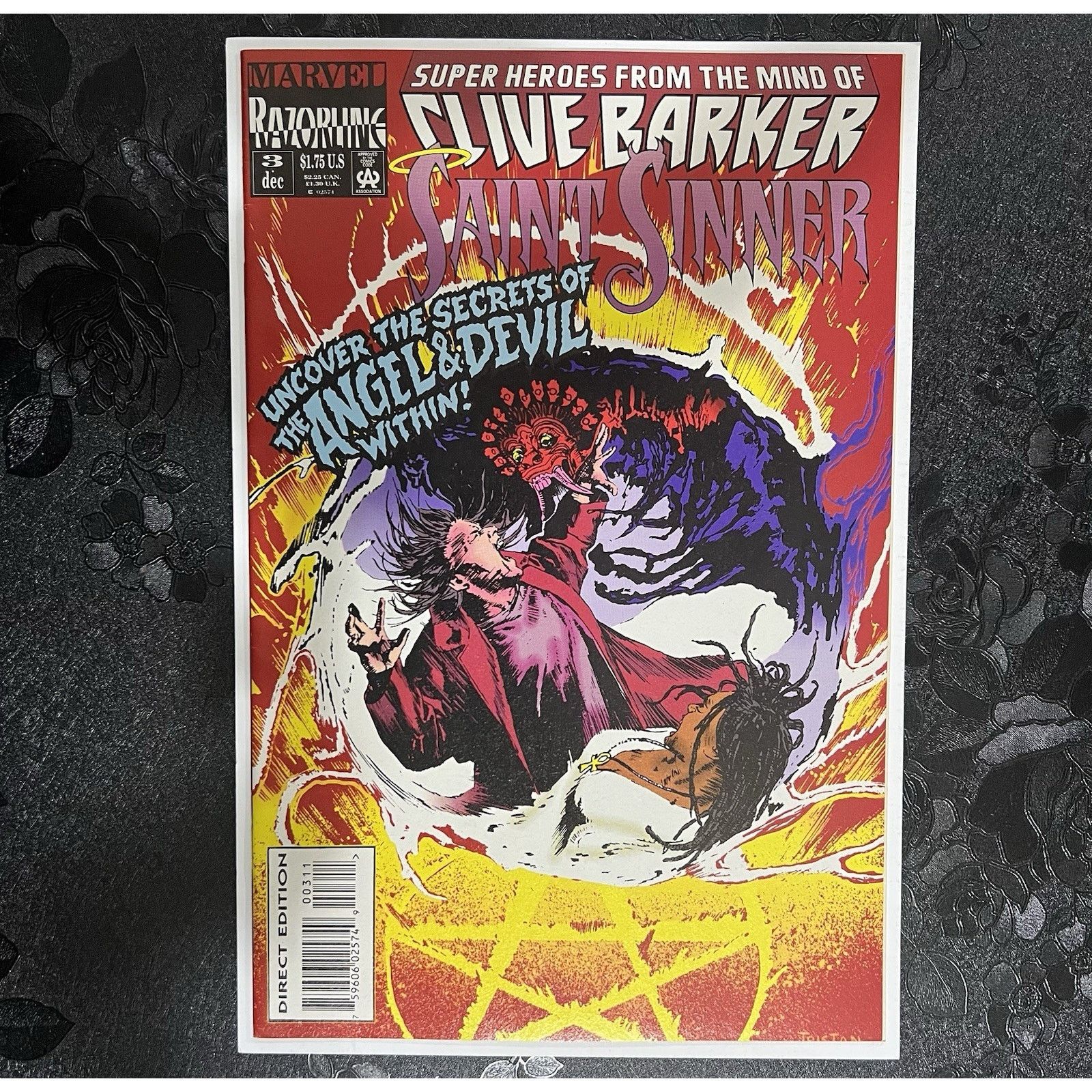 Marvel Comics Clive Barker Saint Sinner # 3 1993 Marvel Razorline Comics Size ONE SIZE - 1 Thumbnail