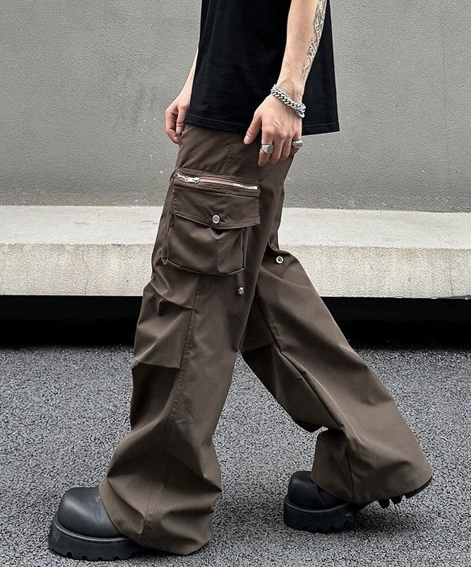Japanese Brand × Vintage Retro punk multi-pocket pleated cargo pants Size US 32 / EU 48 - 4 Thumbnail