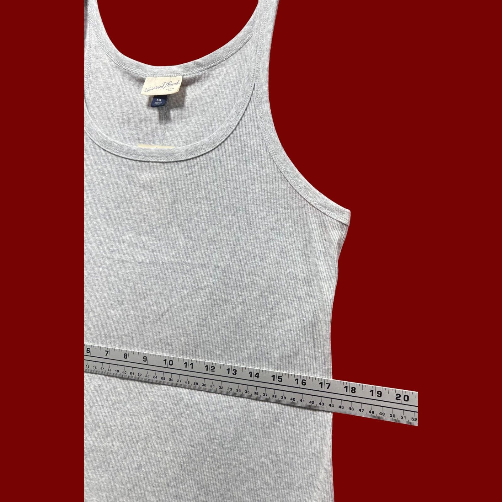 Other Universal Thread - Women's Sleeveless T-Shirt - Gray - XXL Size XXL / US 16-18 / IT 52-54 - 4 Thumbnail