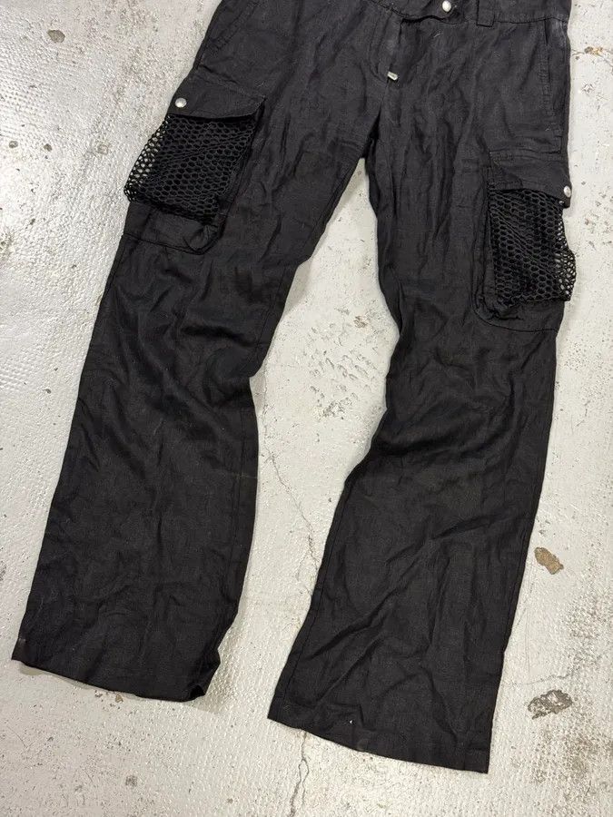 Dolce & Gabbana SS2003 Dolce & Gabbana Black Linen Millitary Combi Set Size XS / US 0-2 / IT 36-38 - 12 Thumbnail
