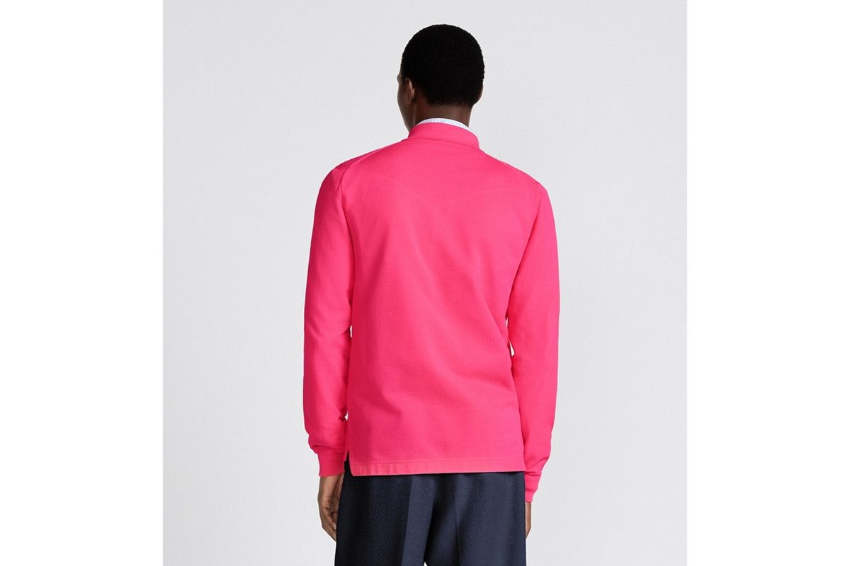 Dior o1bcso1str0226 Couture Polo Shirt in Pink Size US M / EU 48-50 / 2 - 6 Thumbnail