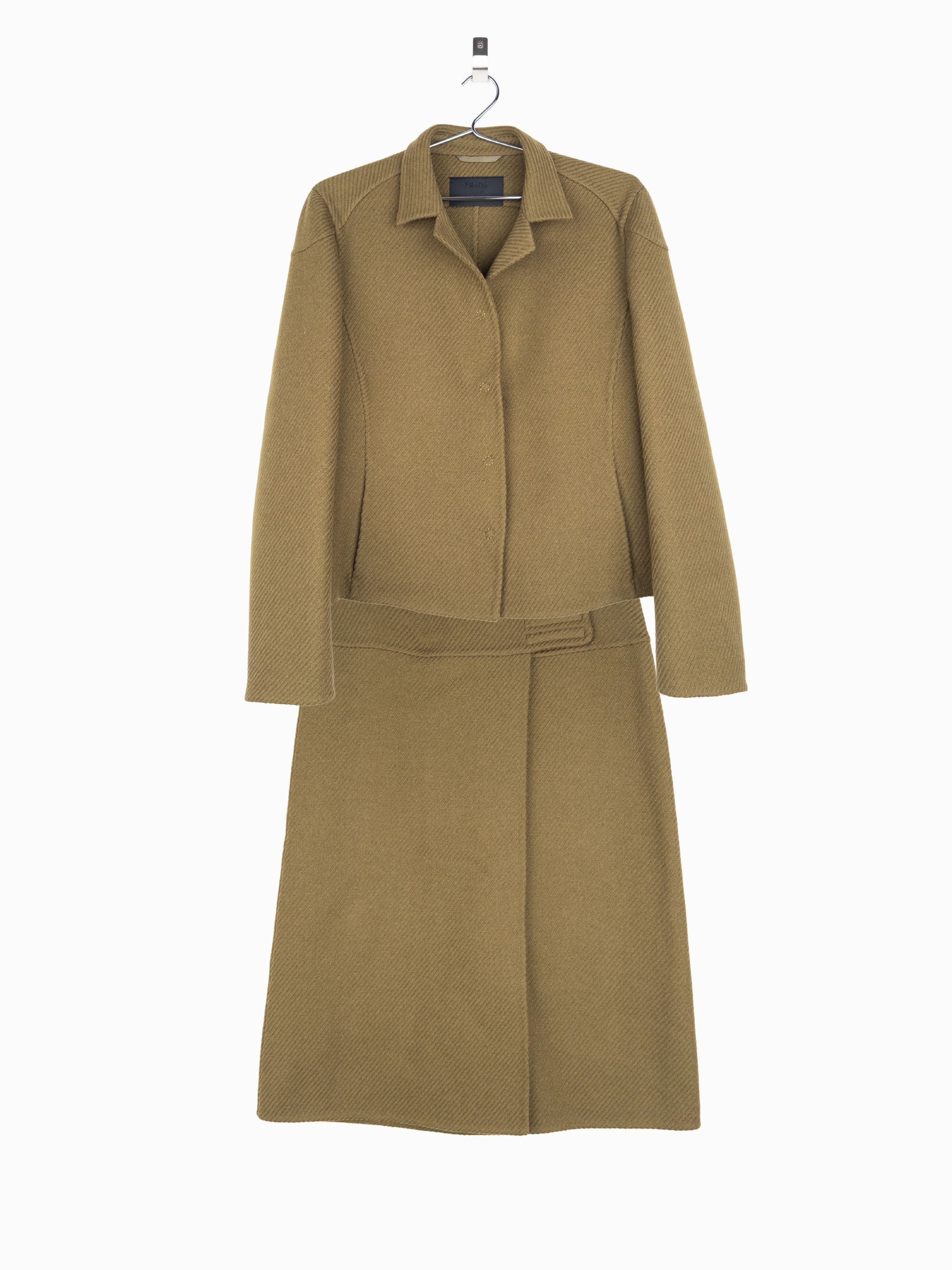 Prada AW99 Blazer and Skirt Business Set Size 30" / US 8 / IT 44 - 1 Thumbnail