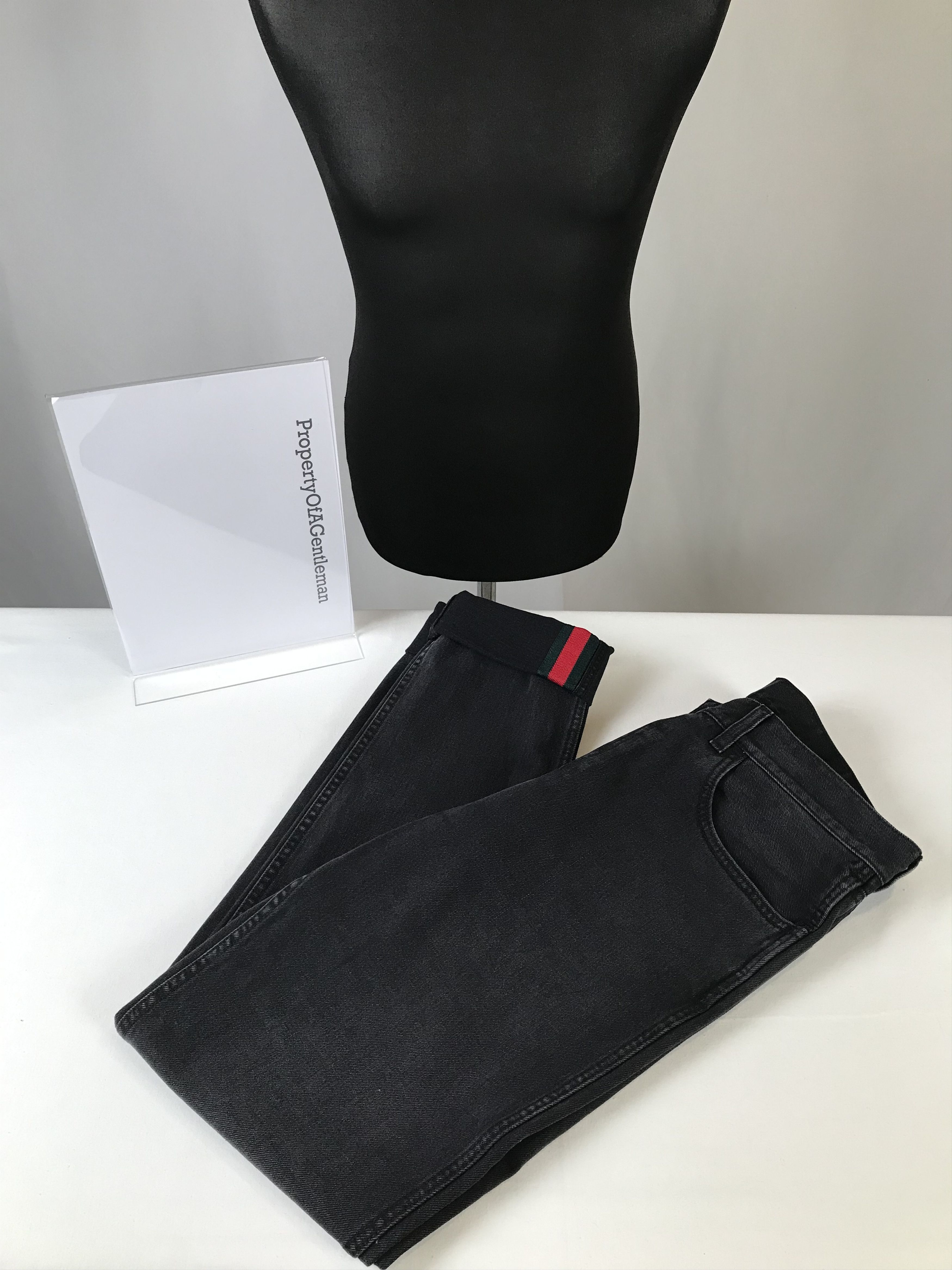 Gucci Men's Classic Gucci Black Jeans Size US 34 / EU 50 - 7 Thumbnail