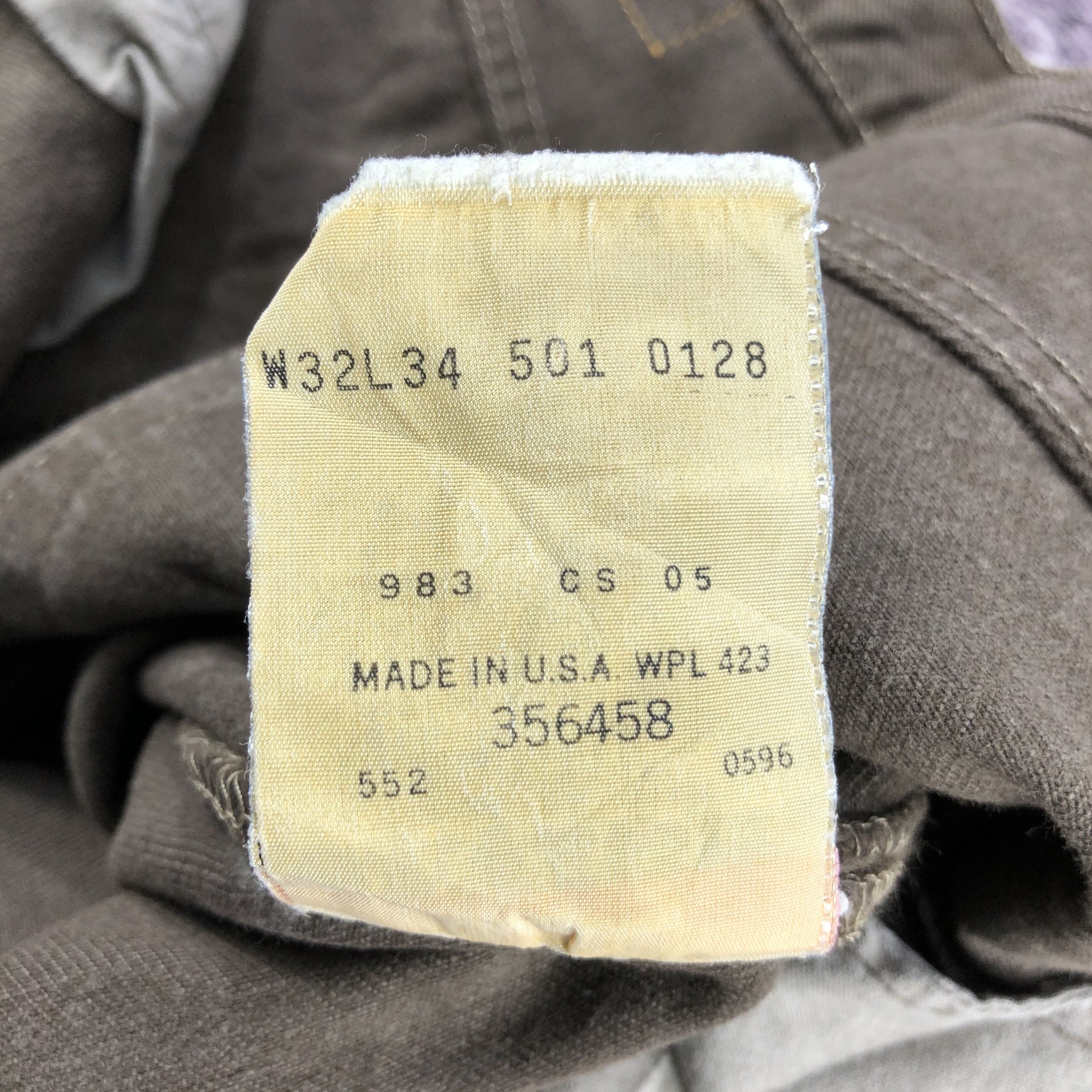 Levi's × Vintage Vintage 90s Levis 501 Jeans-JM2347 Size US 31 - 13 Thumbnail