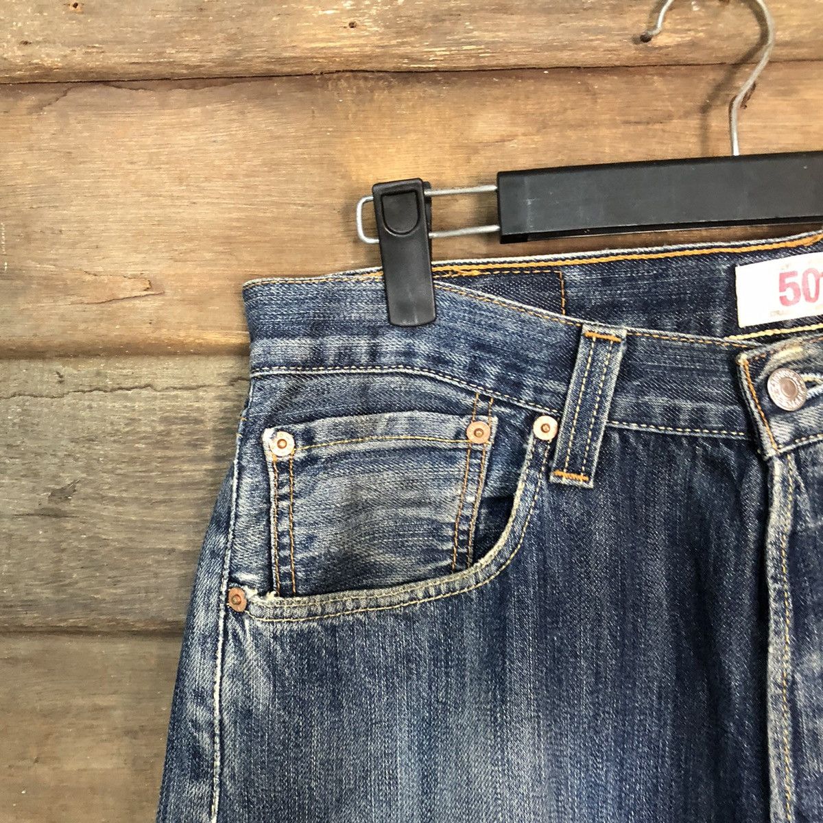 Levi's 501 levis faded Blue Denim Pants #7314 Size US 32 / EU 48 - 4 Thumbnail