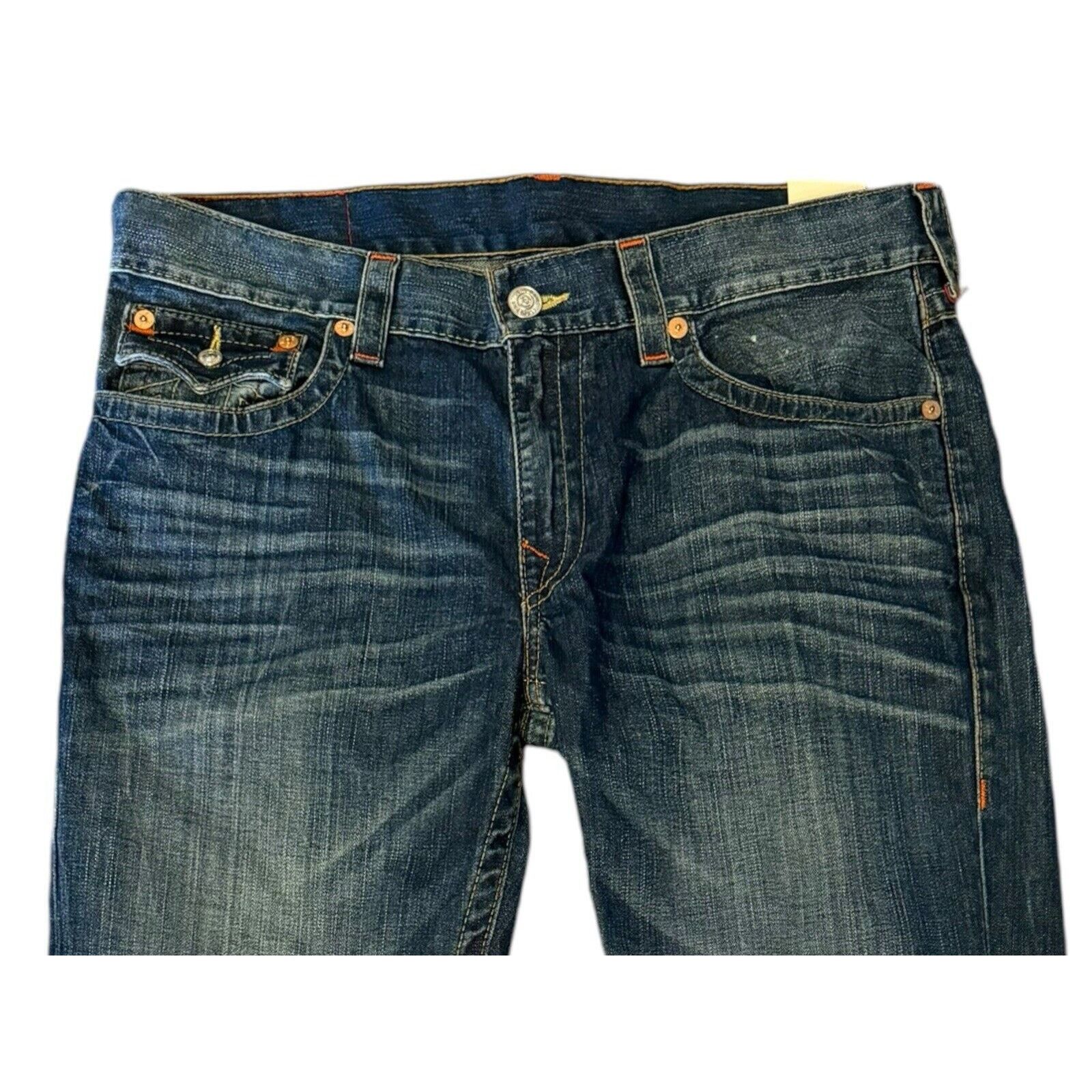 True Religion TRUE RELIGION NEW Ricky Relaxed Straights Men’s Jeans Size US 36 / EU 52 - 5 Thumbnail