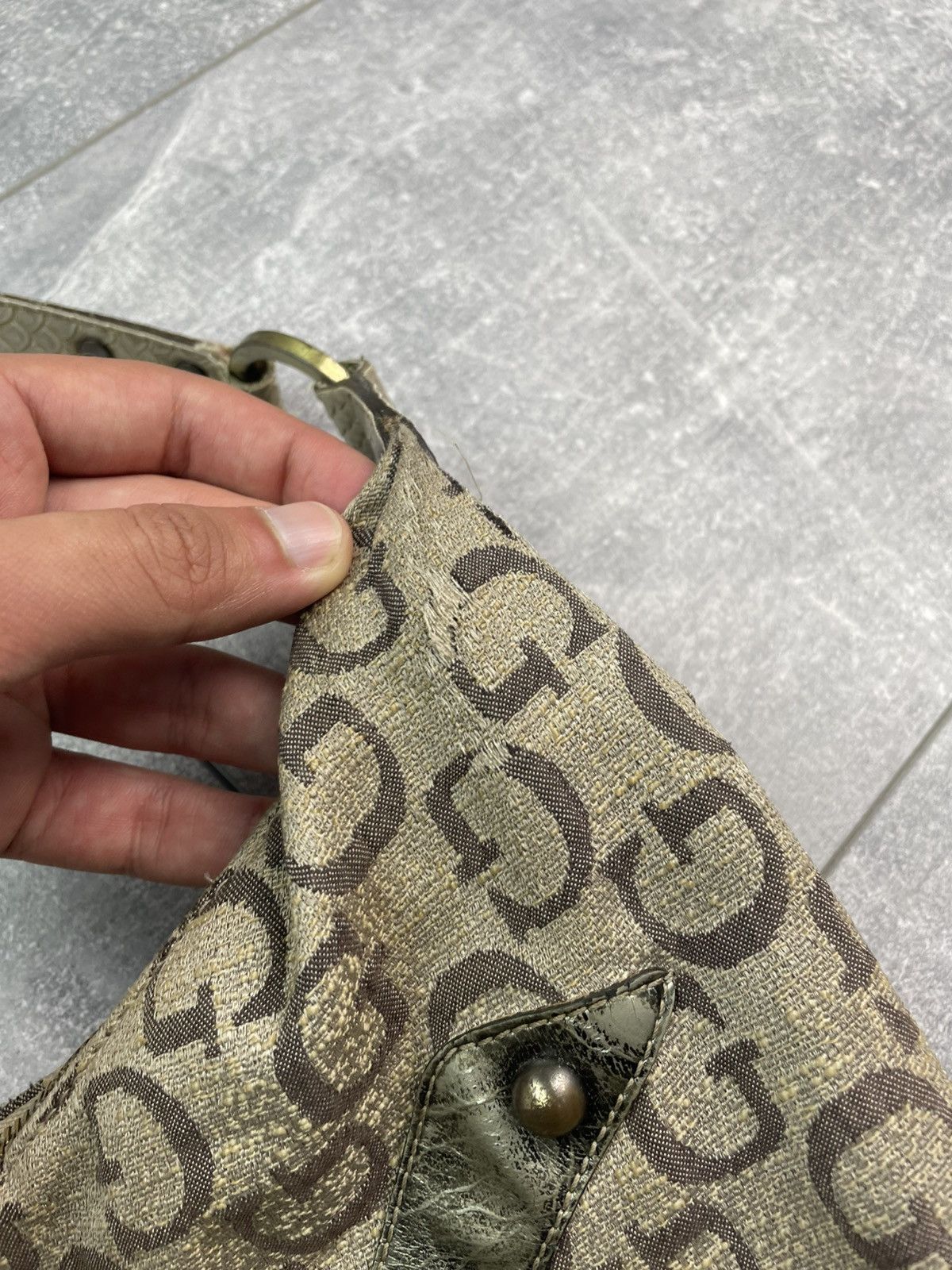 Guess Guess Monogram Vintage Shoulder Bag Size ONE SIZE - 7 Thumbnail