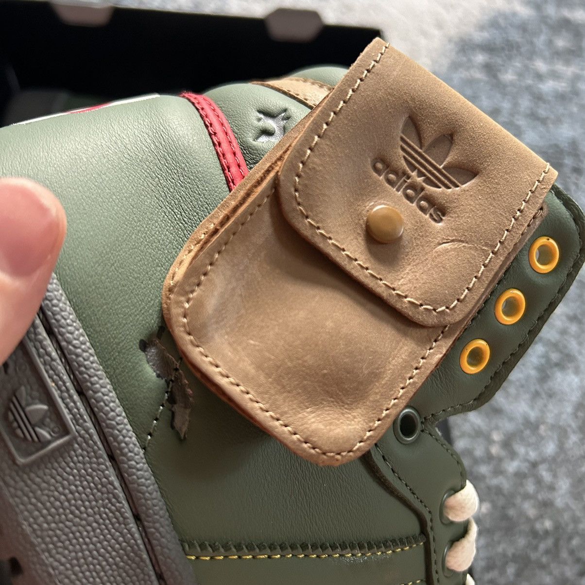 Adidas × Star Wars 2020 EMPiRE STRiKES BACK BOBA FETT TOP TEN Hi POUCH FZ3465 Size US 9 / EU 42 - 9 Thumbnail