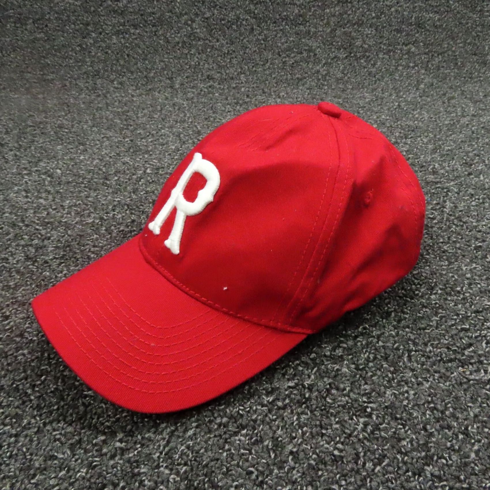 H&M H&M Hat Snap Back Cap Red White Embroidered Logo Casual Mens Size ONE SIZE - 2 Thumbnail