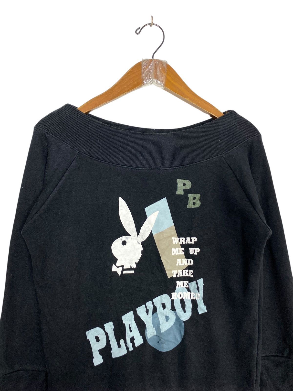 Playboy Rare‼️ Playboy Sweatshirt Big Logo Size S / US 4 / IT 40 - 2 Thumbnail