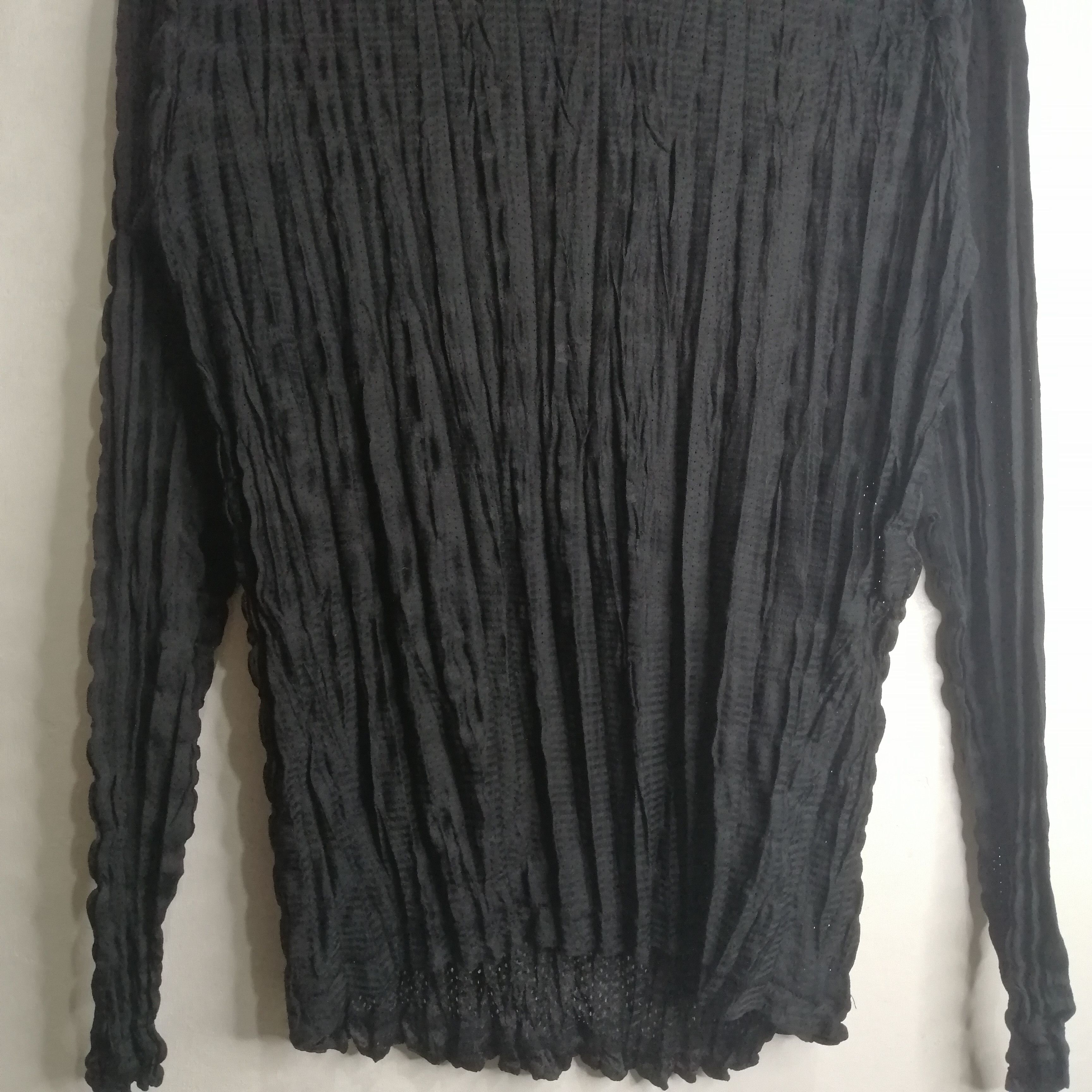 Issey Miyake Issey Miyake Men - Jersey Pleated Longsleeve Size US XL / EU 56 / 4 - 6 Thumbnail