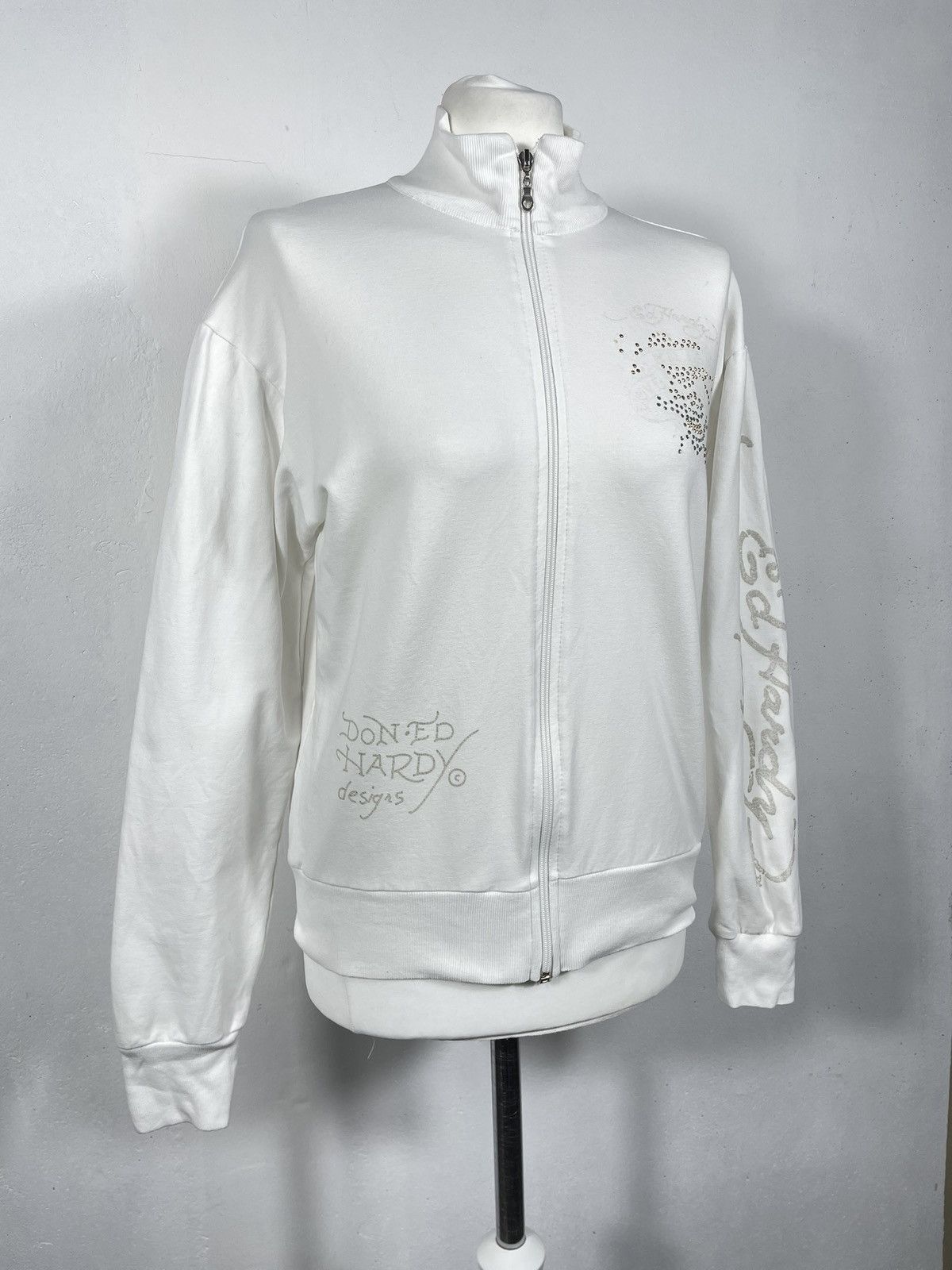 Christian Audigier × Ed Hardy × Vintage Ed Hardy x Christian Audigier Retro 00s Hoodie Swag Drip Size XL / US 12-14 / IT 48-50 - 5 Thumbnail