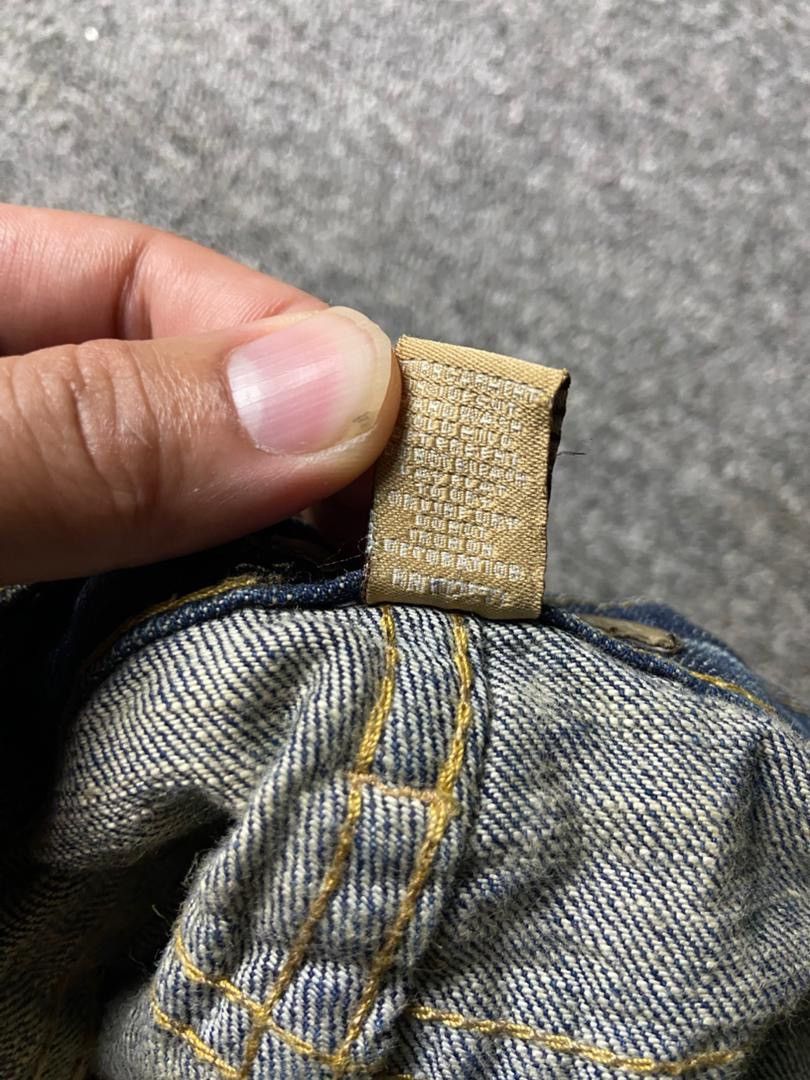 Japanese Brand America & First Distressed Patchwork Flared Jeans (157) Size US 30 / EU 46 - 4 Thumbnail