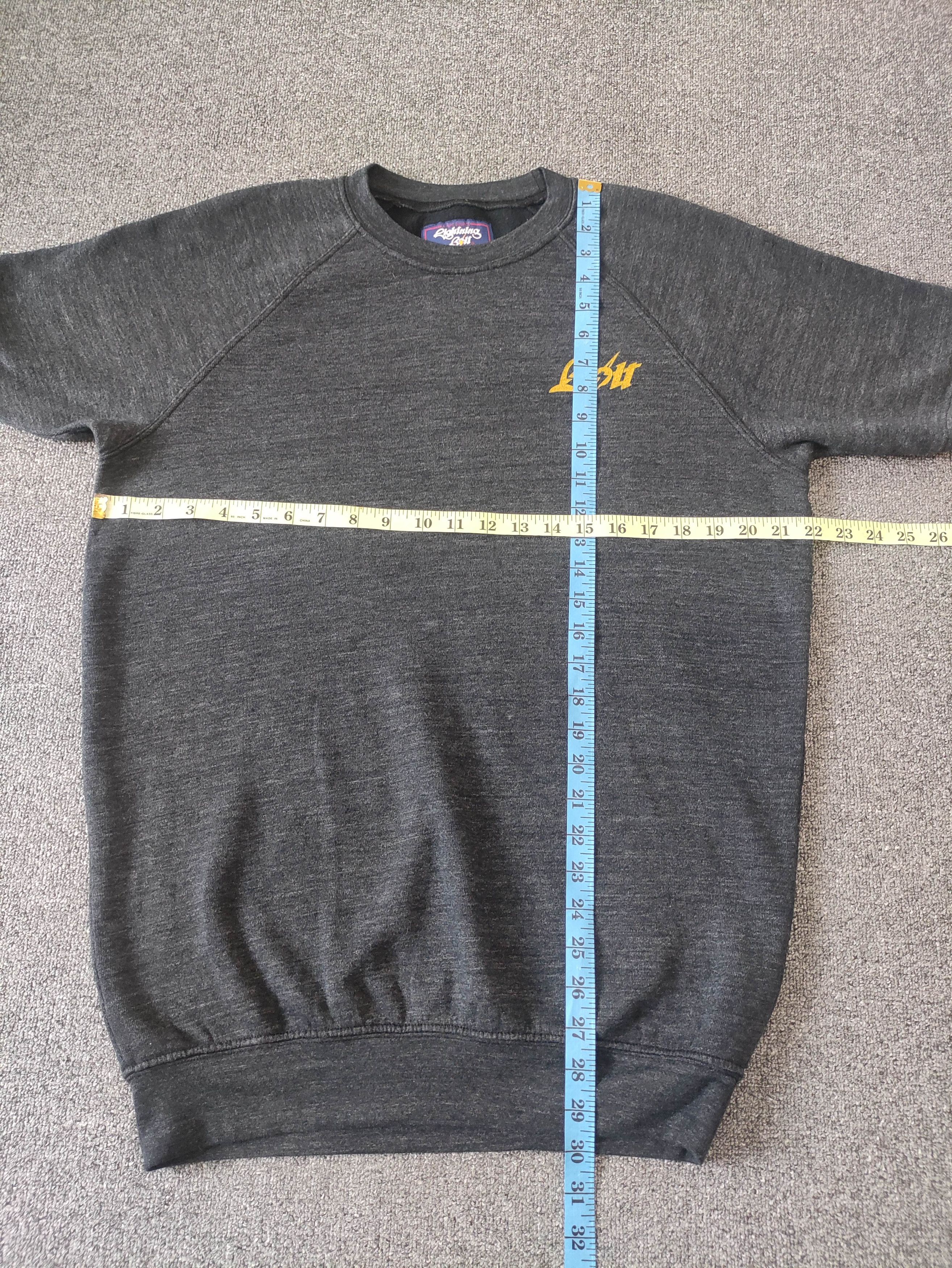 Lightning Bolt Vintage Lightning Bolt Short Sleeve Jumper Sweatshirt Size US M / EU 48-50 / 2 - 9 Thumbnail