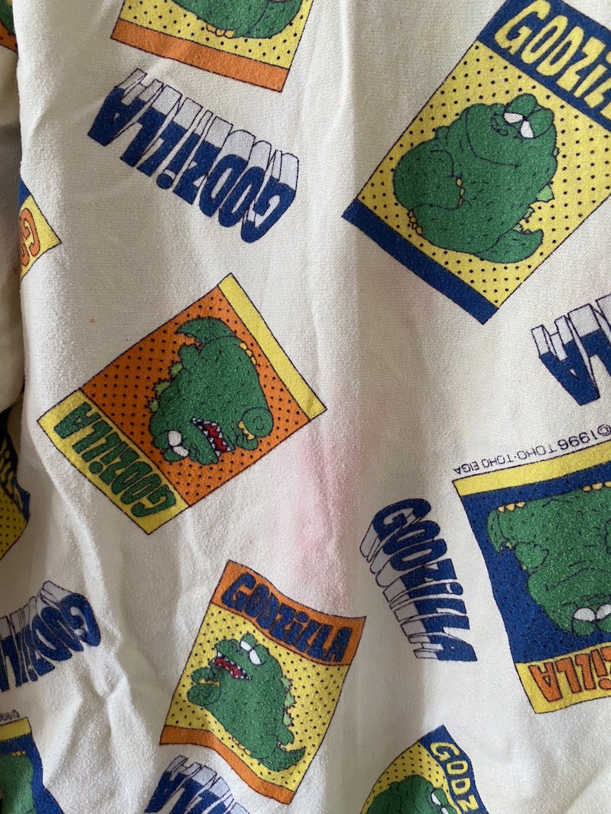Band Tees × Rap Tees × Vintage Vintage Shirt button Godzilla @Toho Toho Eiga Size US M / EU 48-50 / 2 - 5 Thumbnail