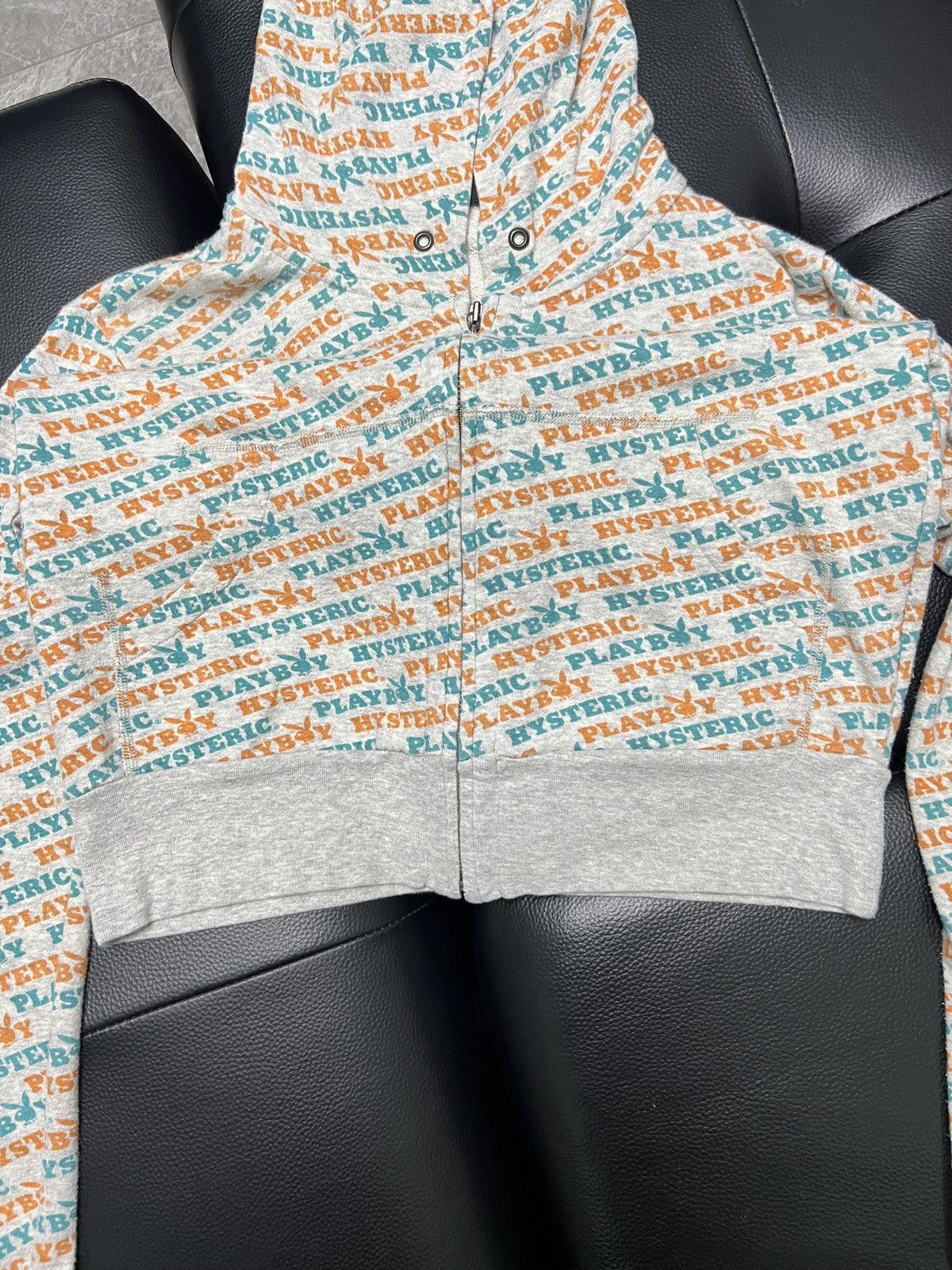 Hysteric Glamour Hysteric Glamour by Playboi All Over Logo Zip Hoodie Size US M / EU 48-50 / 2 - 4 Thumbnail