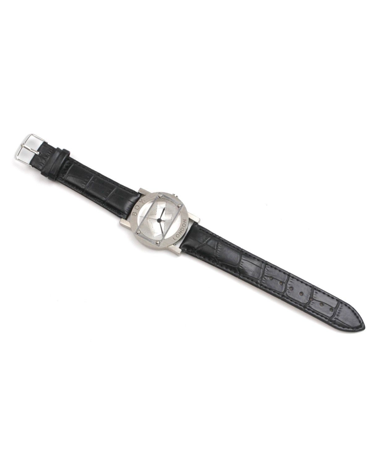 Vintage 1990S BOY LONDON INDUSTRIAL CROSS PUNK MESH WATCH Size ONE SIZE - 4 Thumbnail