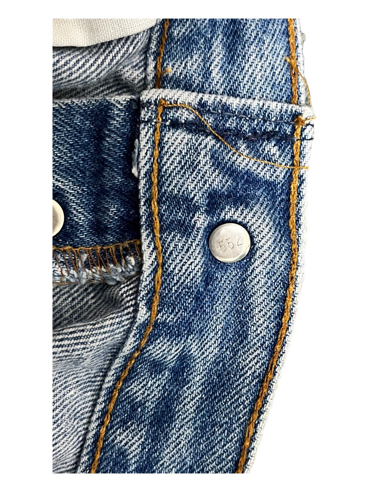 LVC × Levi's Vintage Clothing Vintage USA 90’s Levi’s 501 Button Fly Cut Off Shorts Size US 35 - 10 Thumbnail
