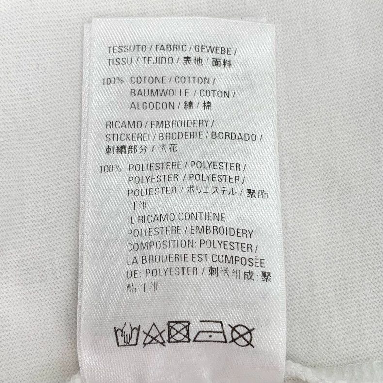 Balenciaga Balenciaga White logo embroidered crew neck cotton short s Size US M / EU 48-50 / 2 - 8 Thumbnail