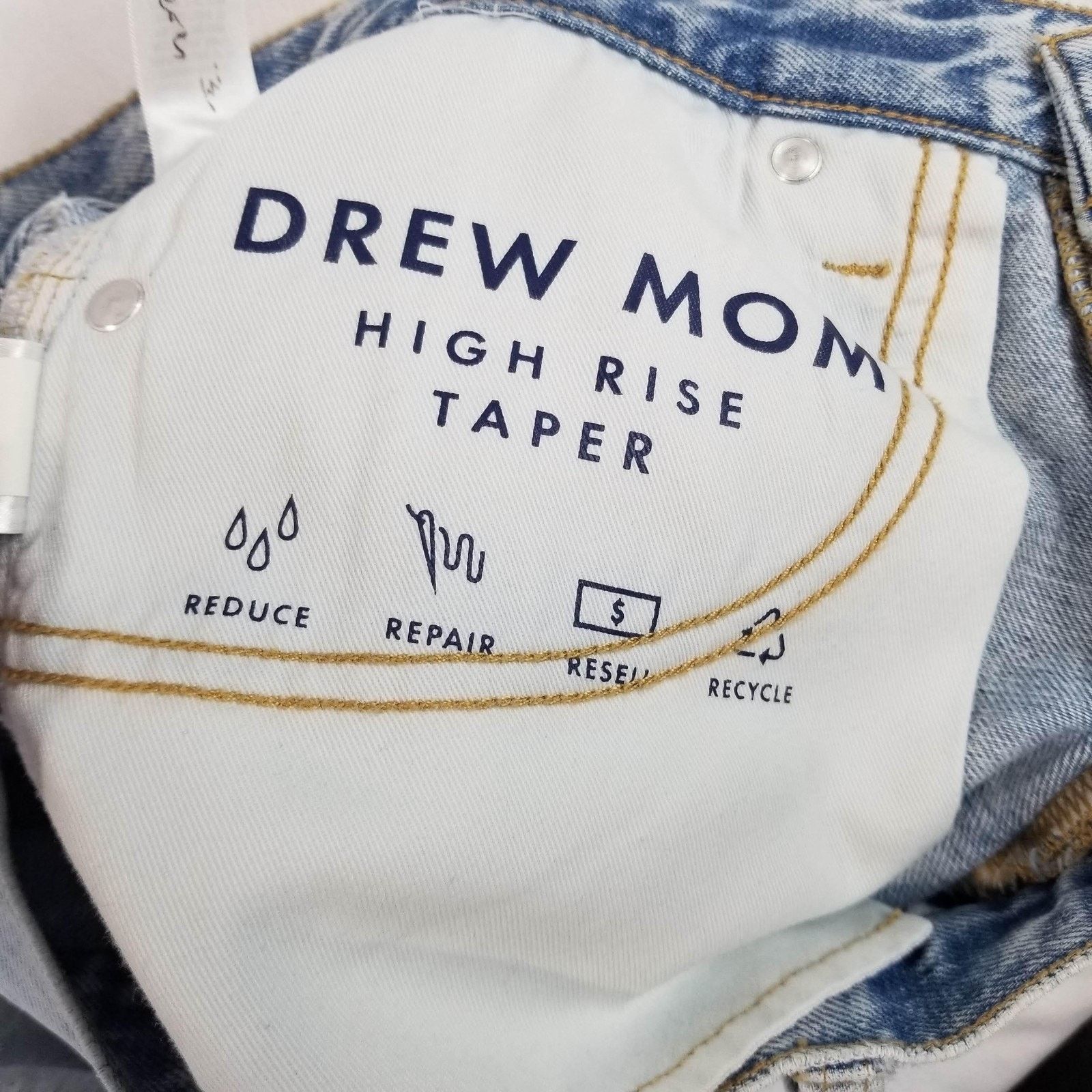 Lucky Brand Lucky Brand Jeans Womens 6 28R Light Wash Drew Mom High Rise Size 28" / US 6 / IT 42 - 6 Thumbnail