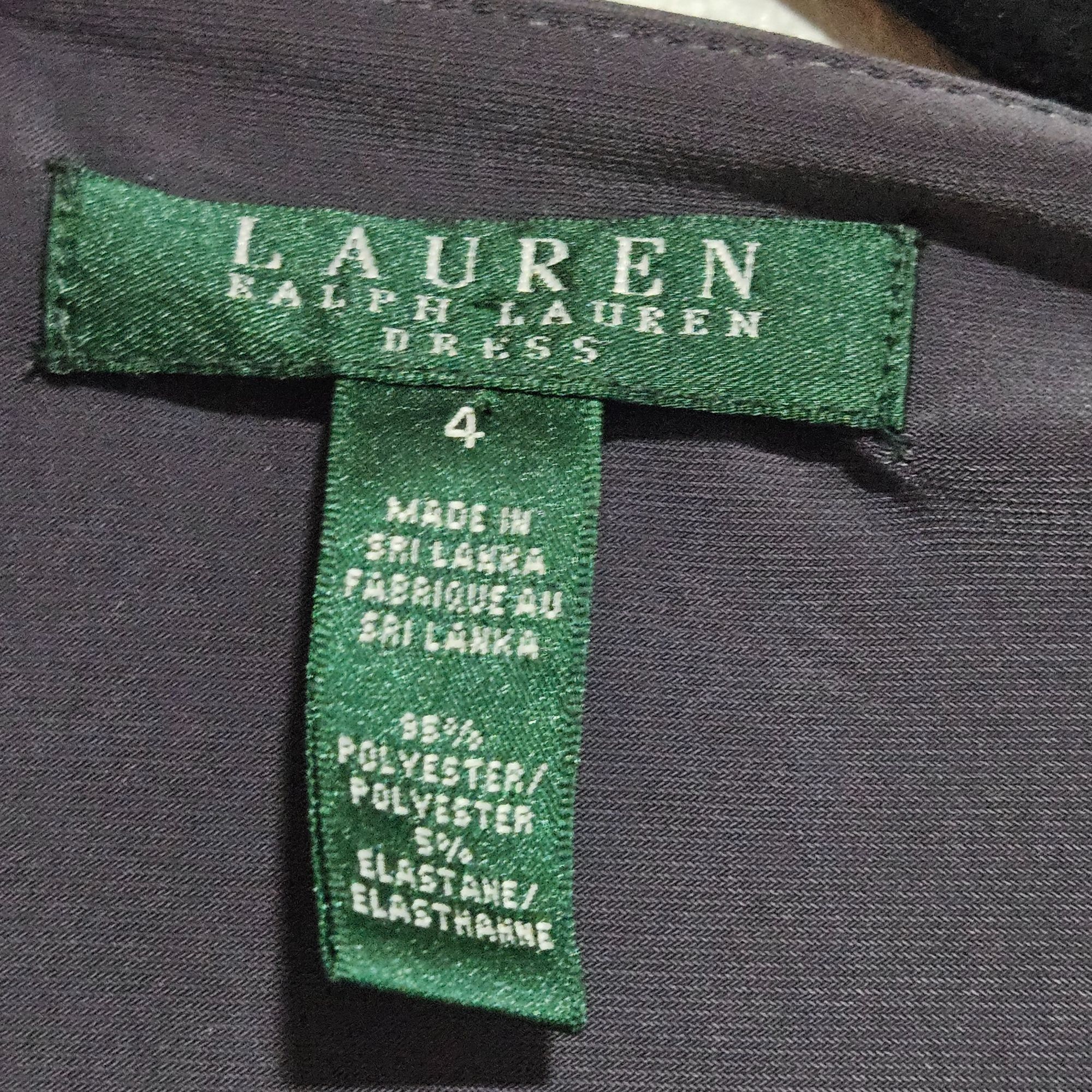Lauren Ralph Lauren Lauren Ralph Lauren Woman Black Ruched Dress 4 Minimalist Co Size S / US 4 / IT 40 - 4 Thumbnail