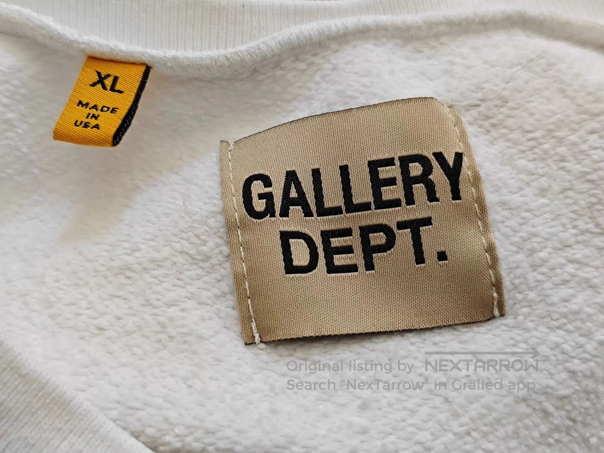 Gallery Dept. Gallery Dept. White Devil Claw Print Sweatshirt. Size US XL / EU 56 / 4 - 3 Thumbnail